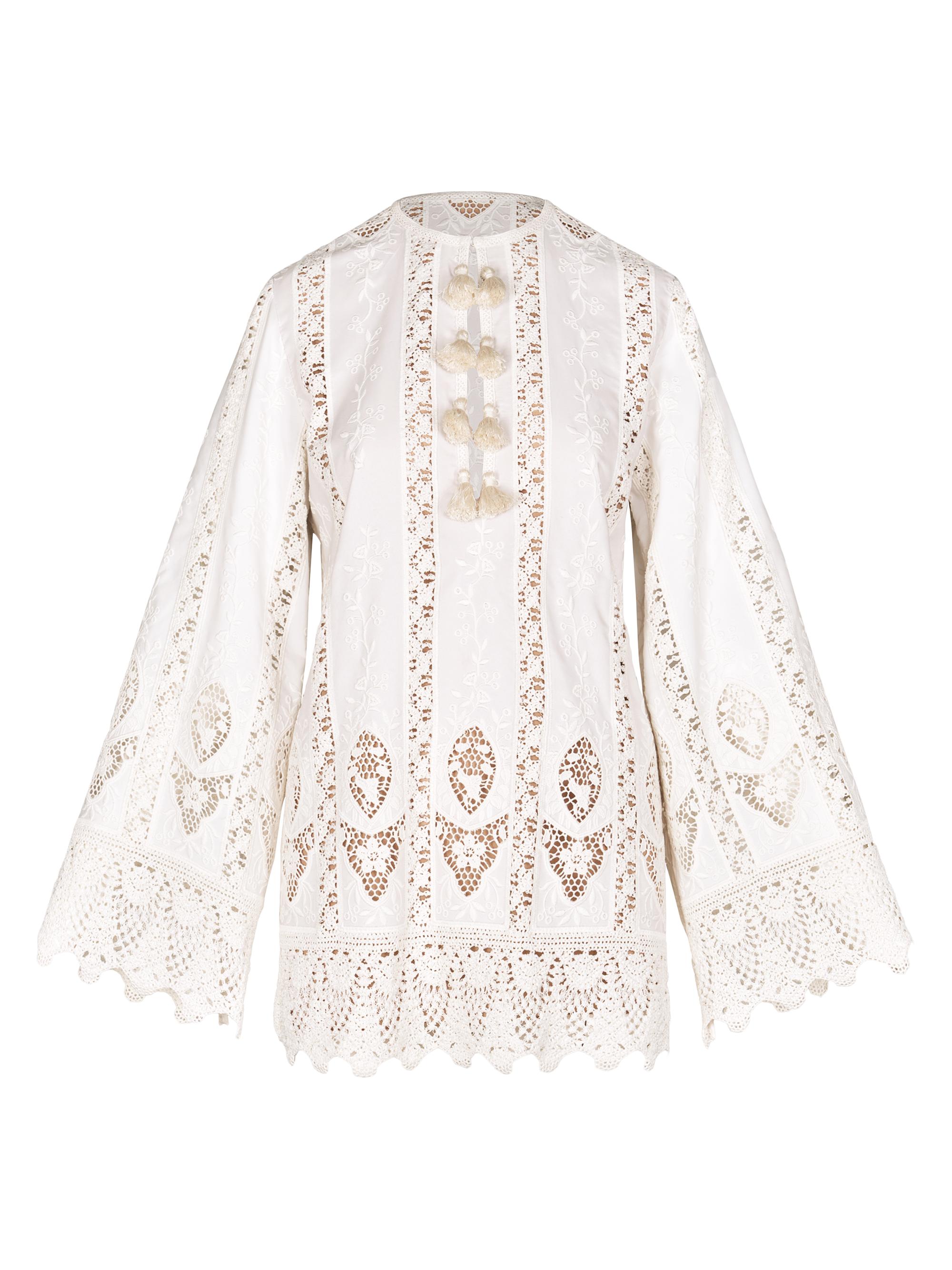 Johanna Ortiz Micaela Vision Seeking Embroidered Minidress | Saks