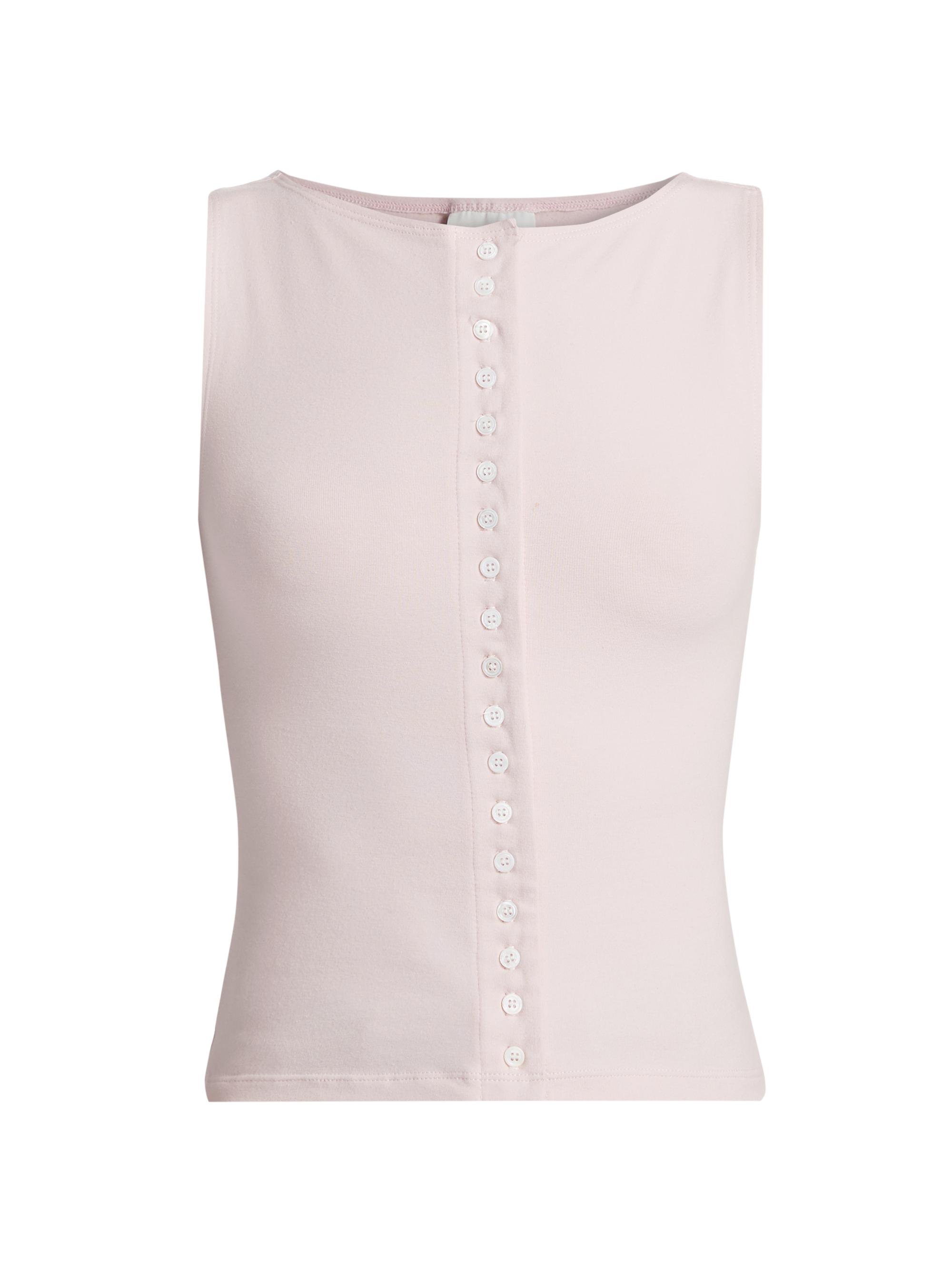 Reformation Women's Julie Knit Sleeveless Top - Cherry Blossom - Women's Clothing