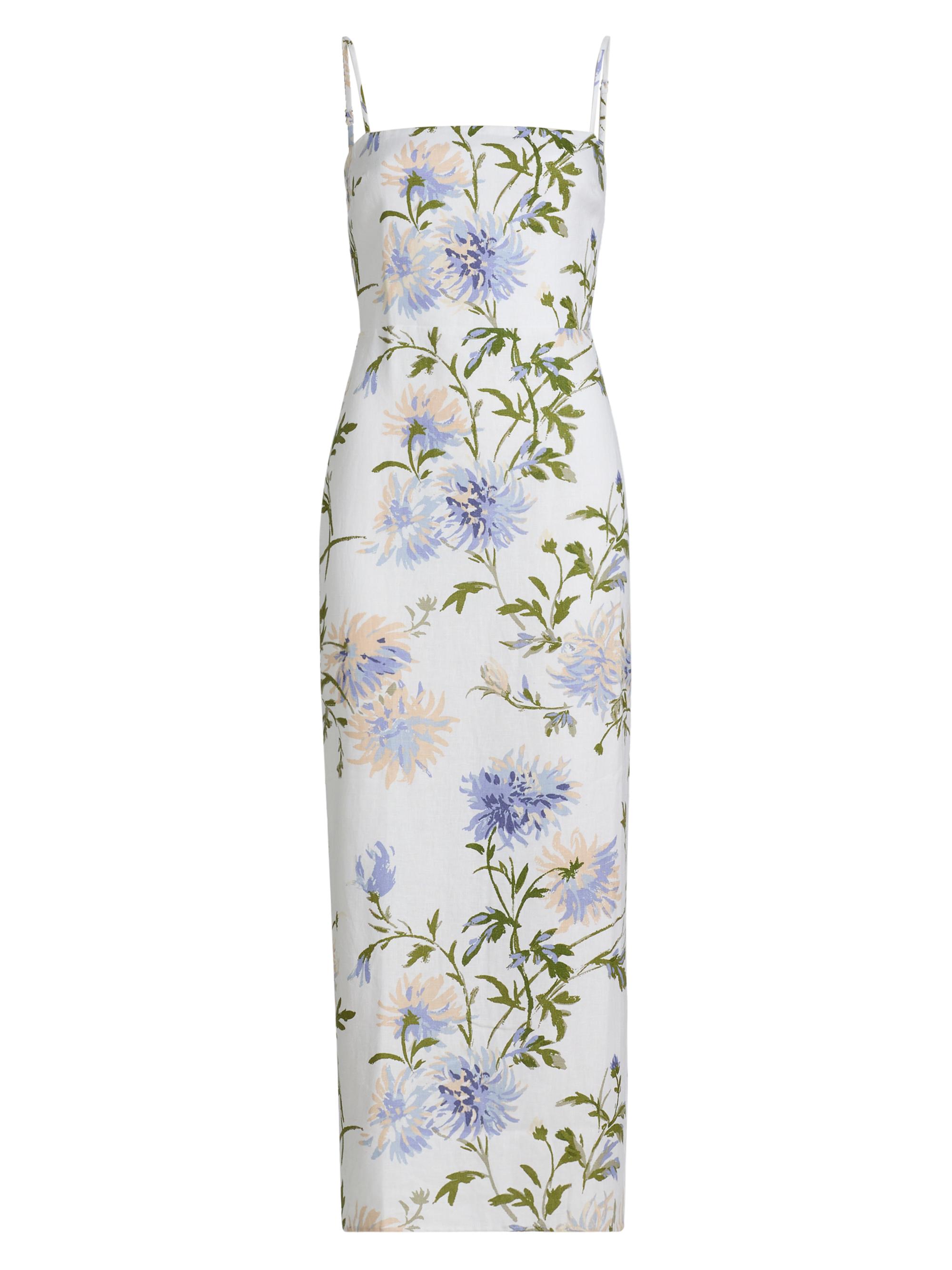Reformation Women's Frankie Floral Linen Maxi Dress - Serenity