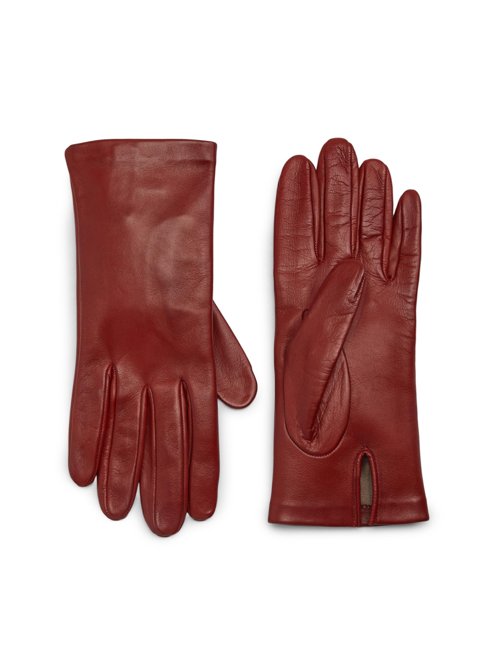 Vince Short Classic Nappa Gloves | Saks Fifth Avenue