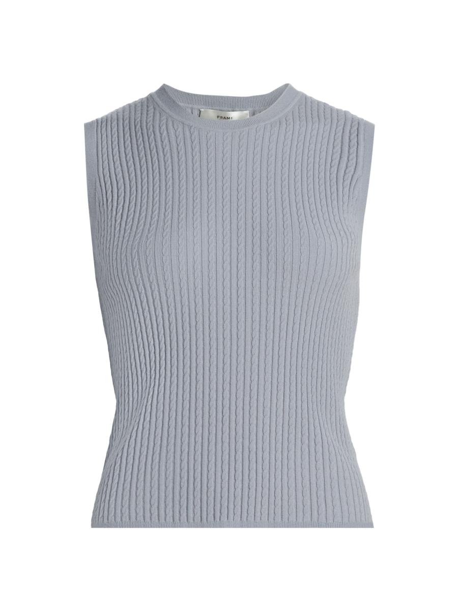 Frame Women's Cable-knit Tank In Multi