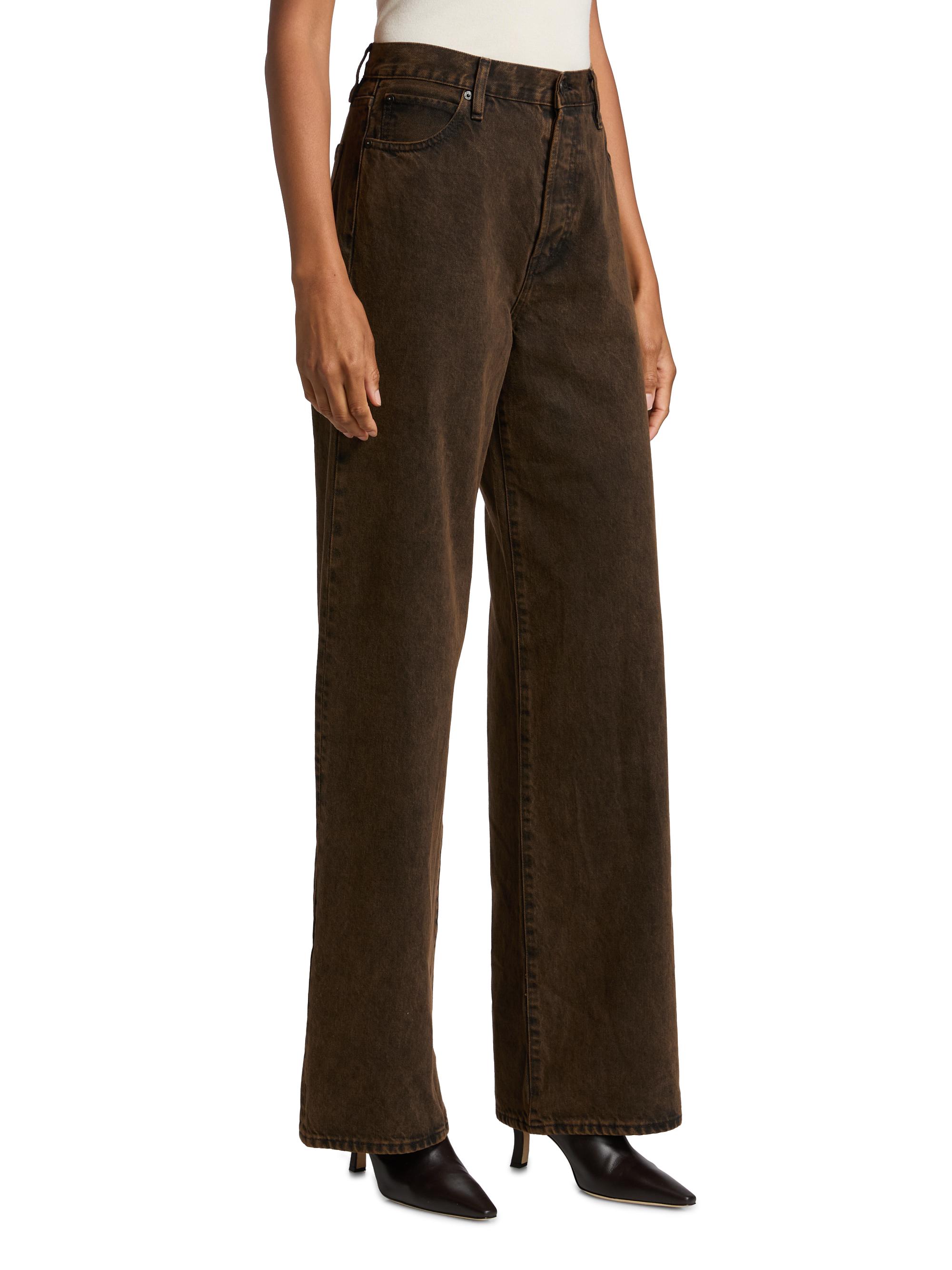 Frame The Collegiate High-Rise Wide-Leg Jeans Saks Fifth Avenue