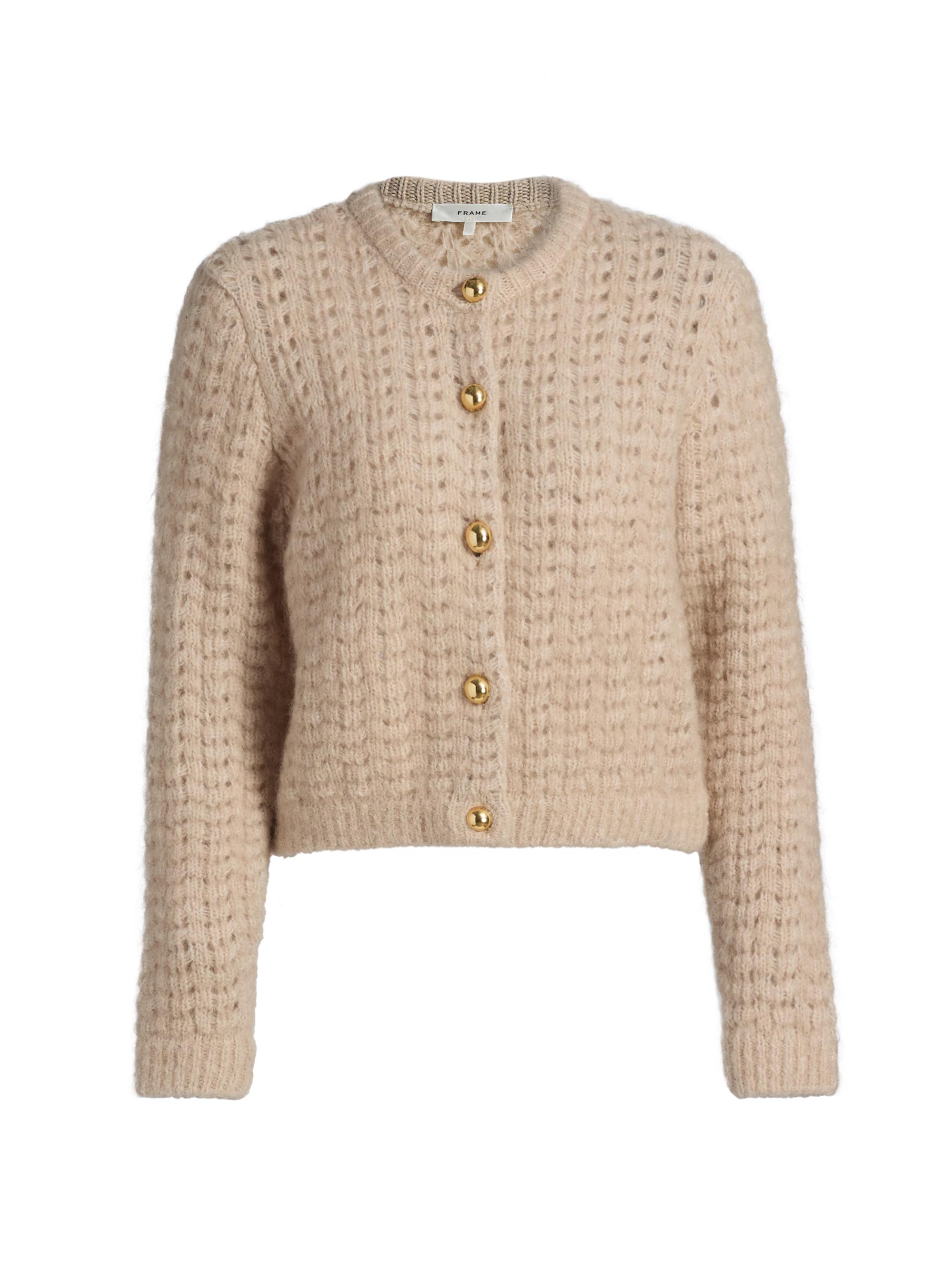 Cinq à Sept Kori Cotton-Blend Bouclé Cardigan | Saks Fifth