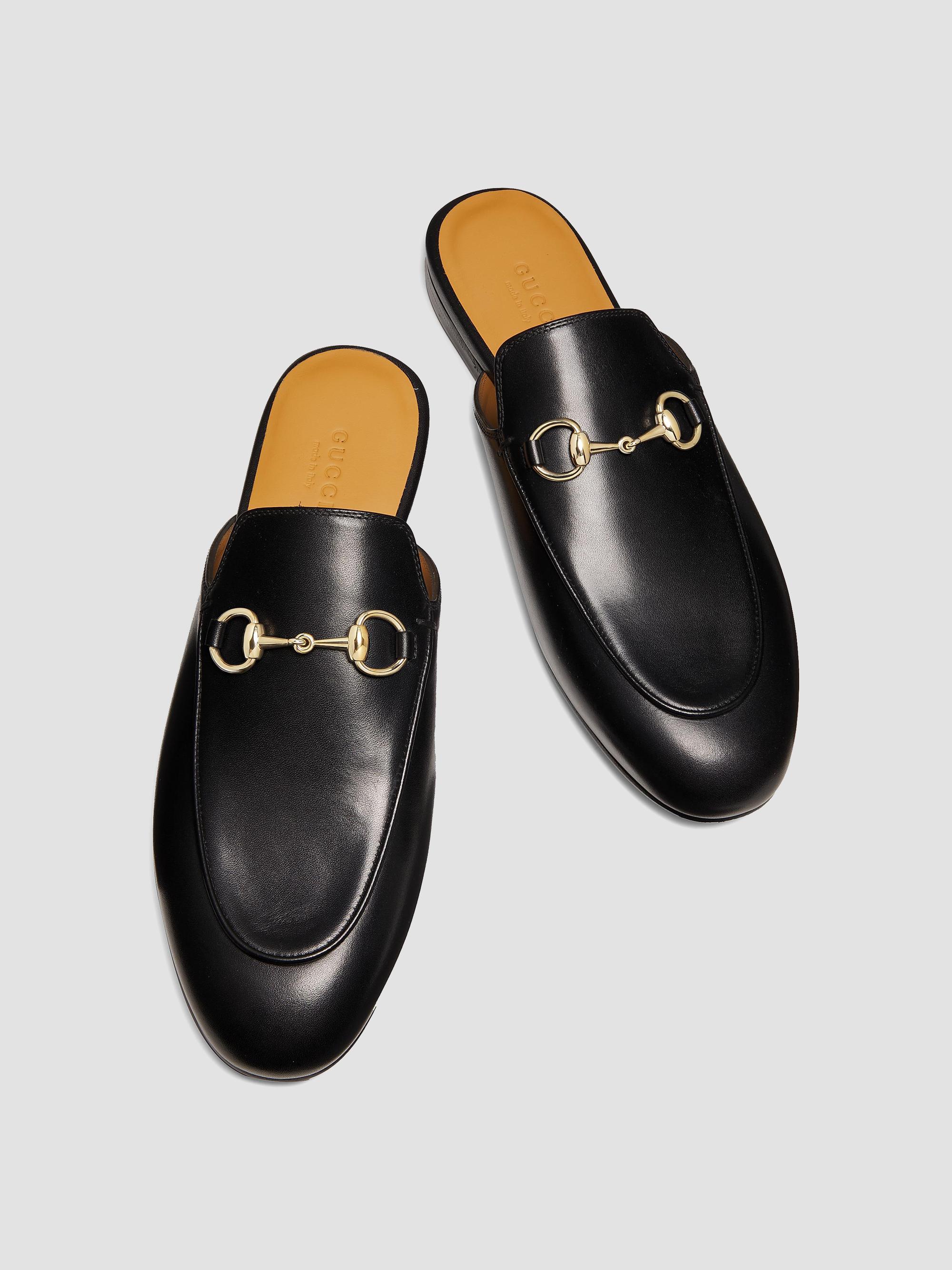 Gucci Betis Leather Mules | Saks Fifth Avenue