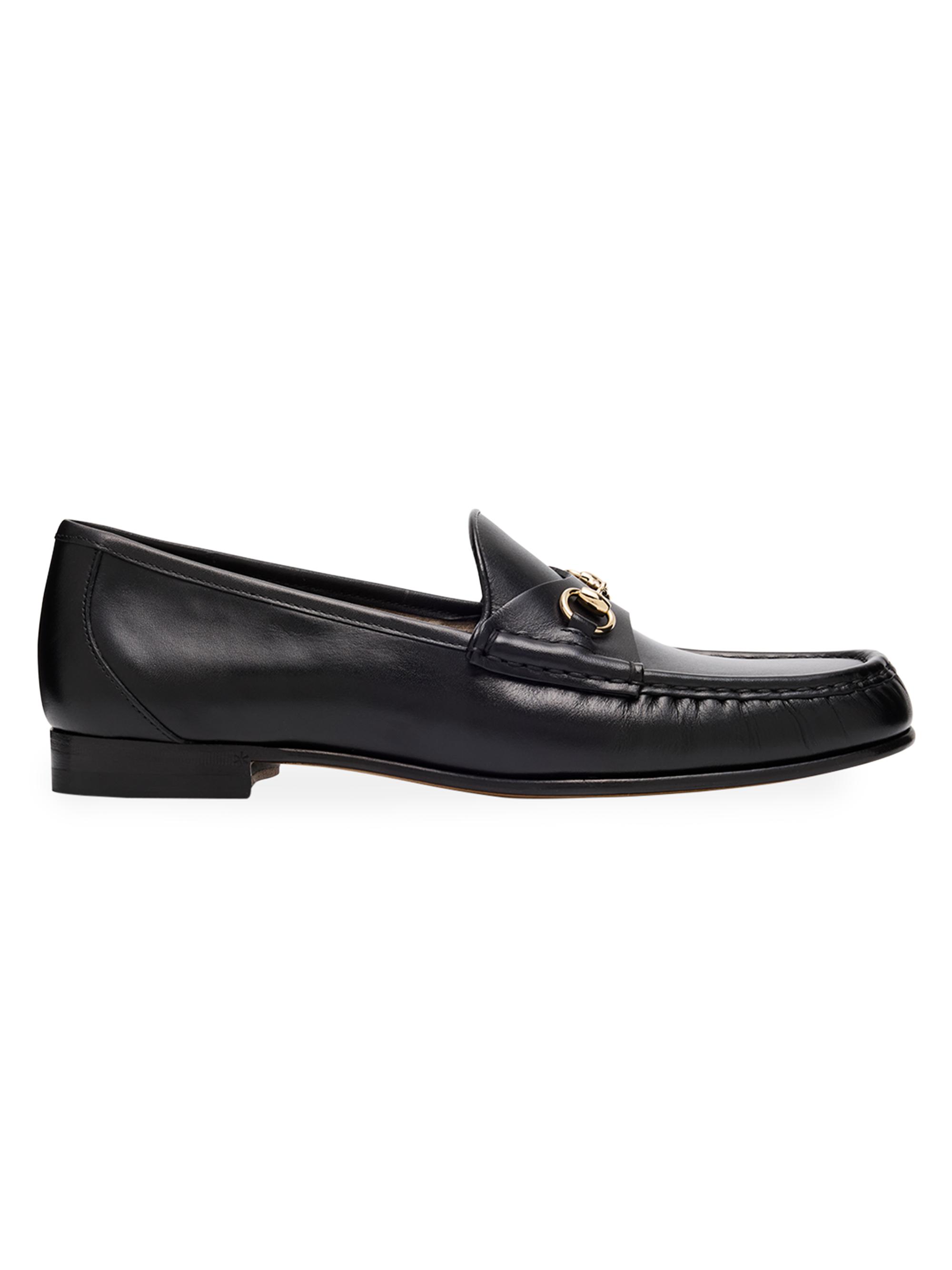 Gucci Brixton Leather Horsebit Loafers | Saks Fifth Avenue