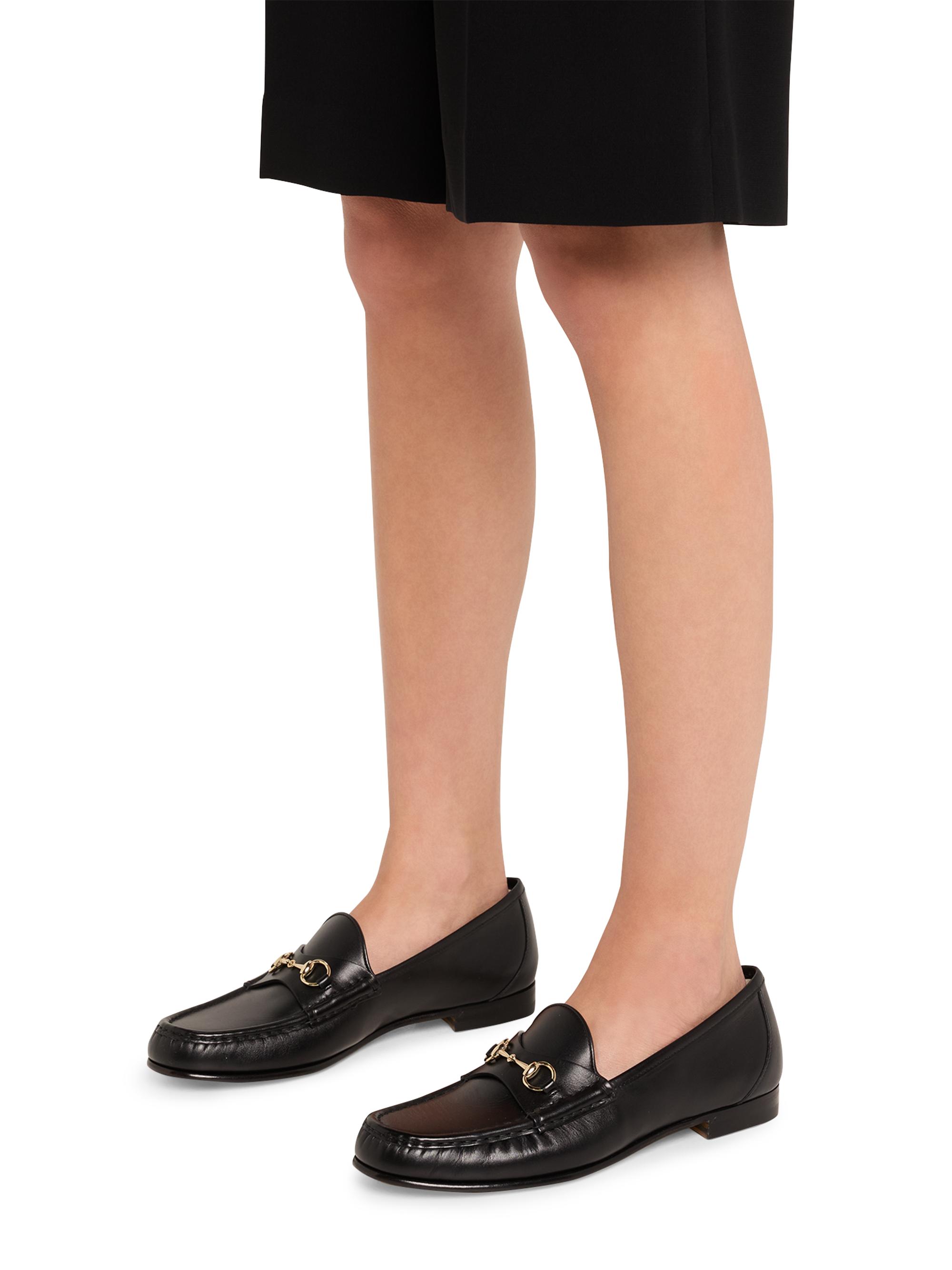 Gucci Betis Glam Leather Bit Loafers | Saks Fifth Avenue