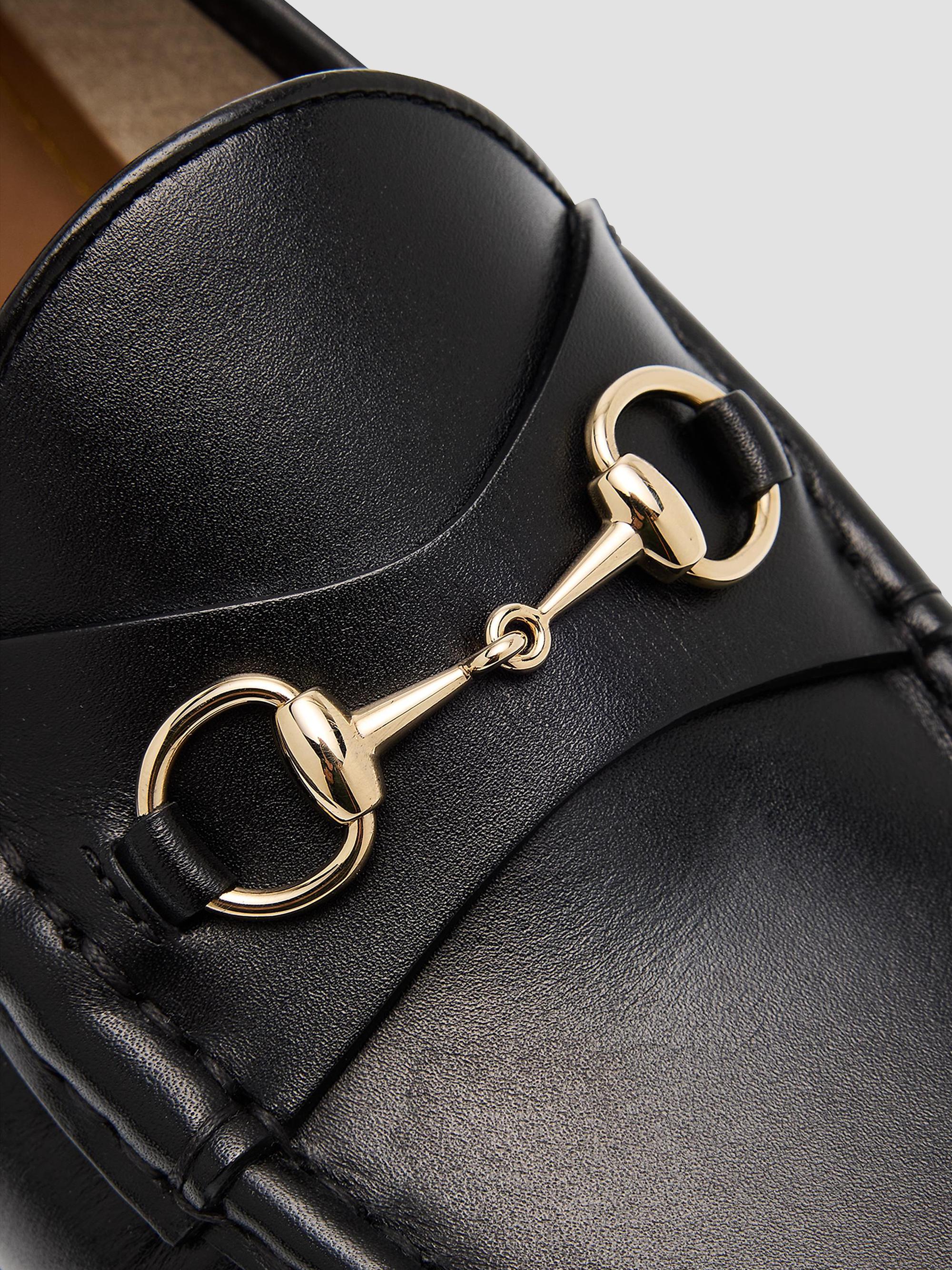 Gucci Betis Glam Leather Bit Loafers | Saks Fifth Avenue display picture 3
