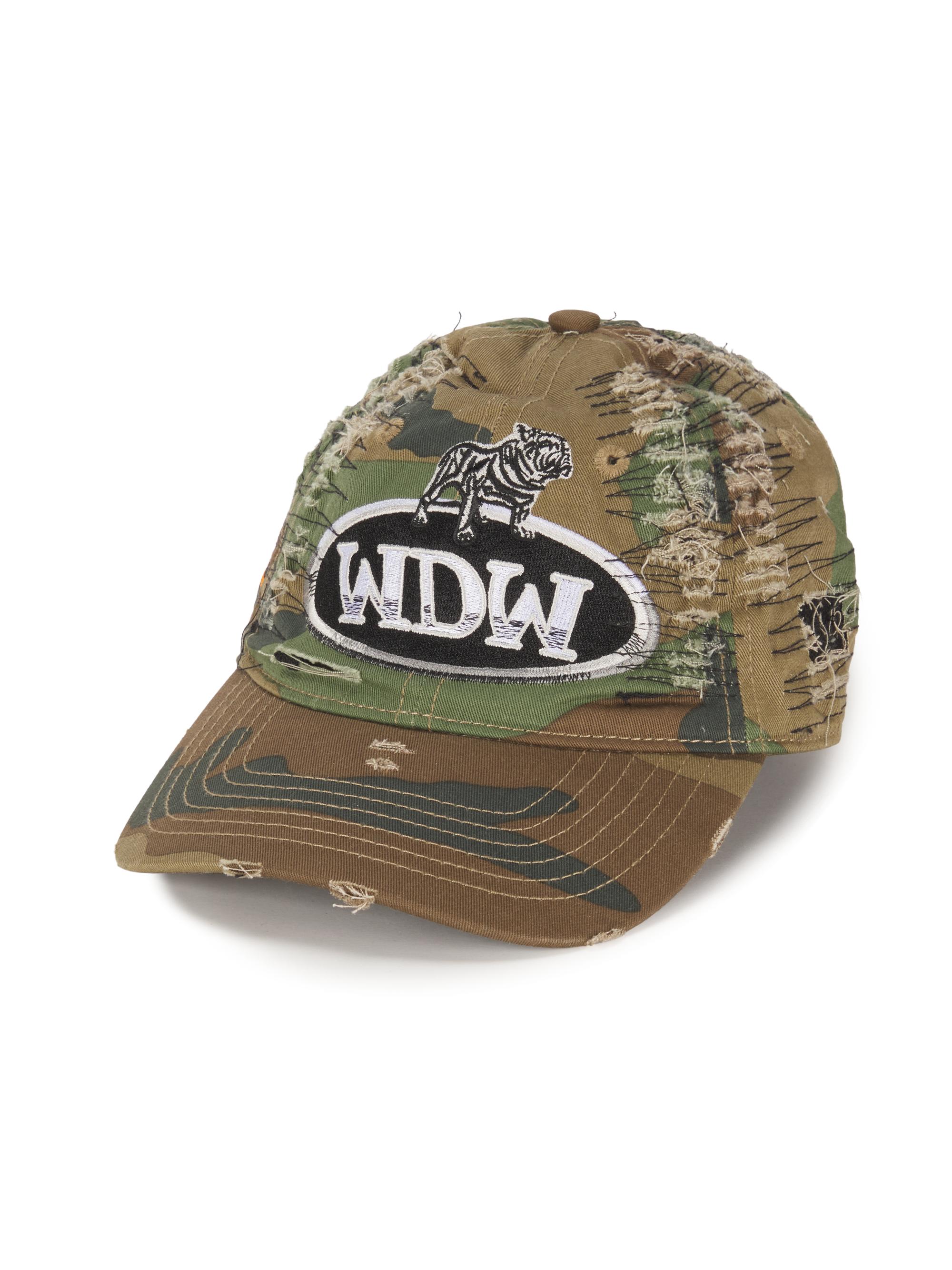 Who Decides War Men's Dale Camo Cotton Baseball Cap - Olive Multi
