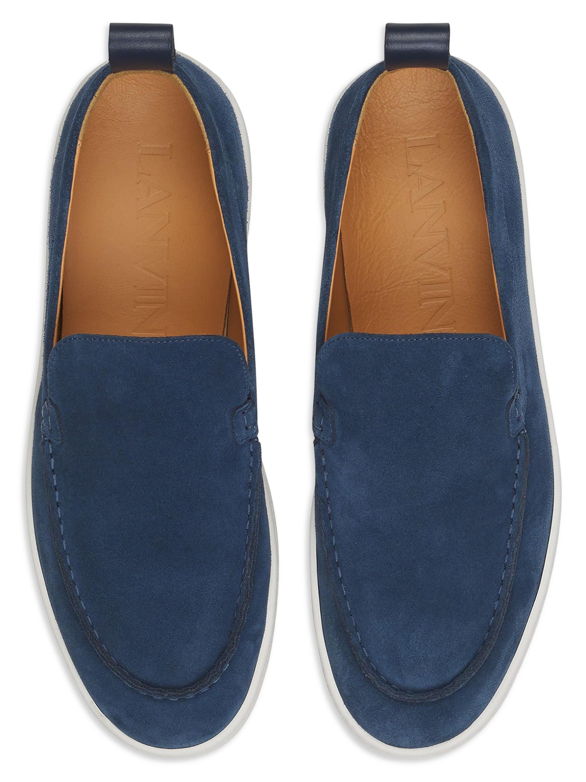 Lanvin Cruiser Suede Moccasin Loafers | Saks Fifth Avenue display picture 1
