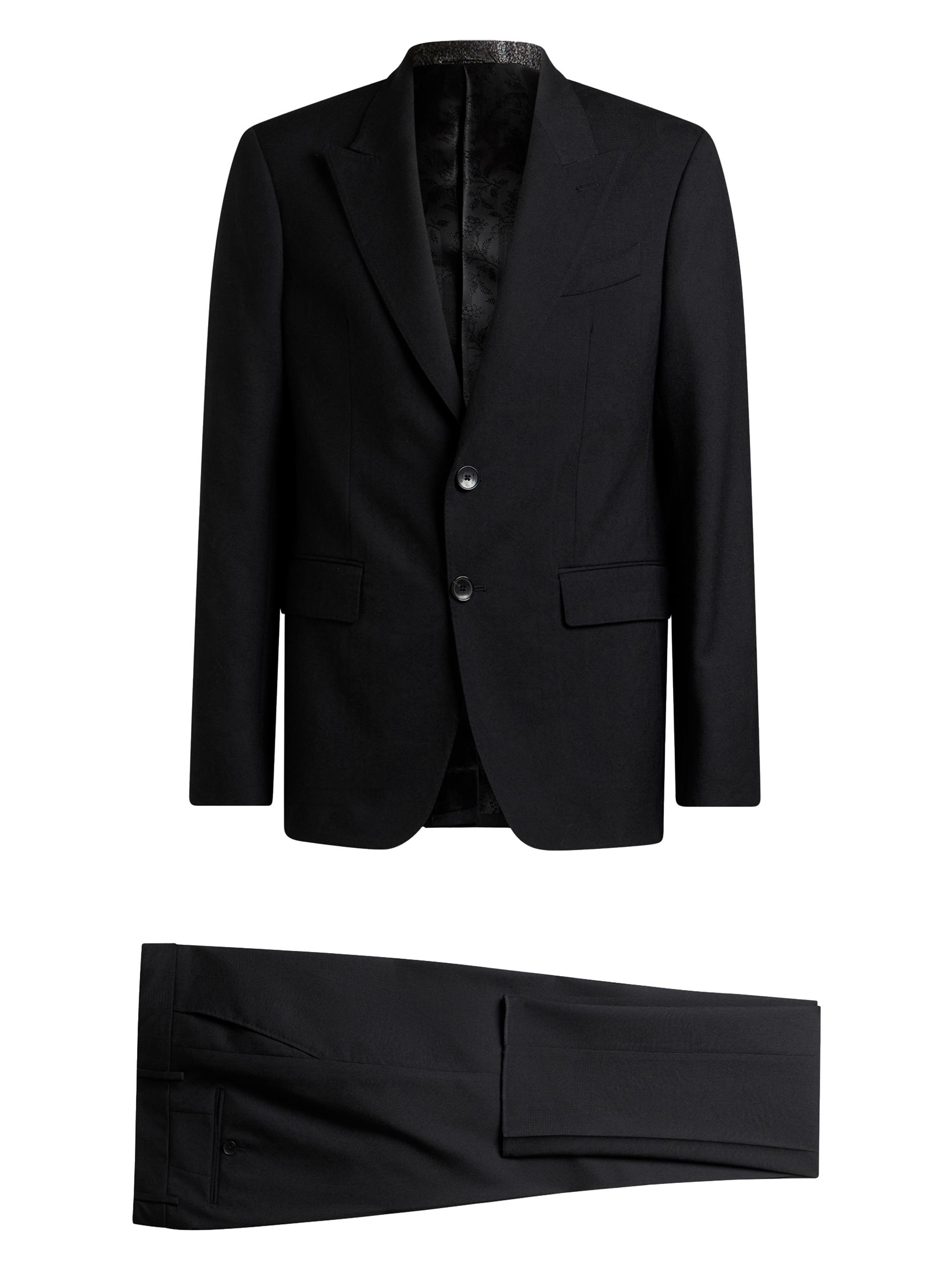 Etro Men's Wool Single-Breasted Tuxedo - Black