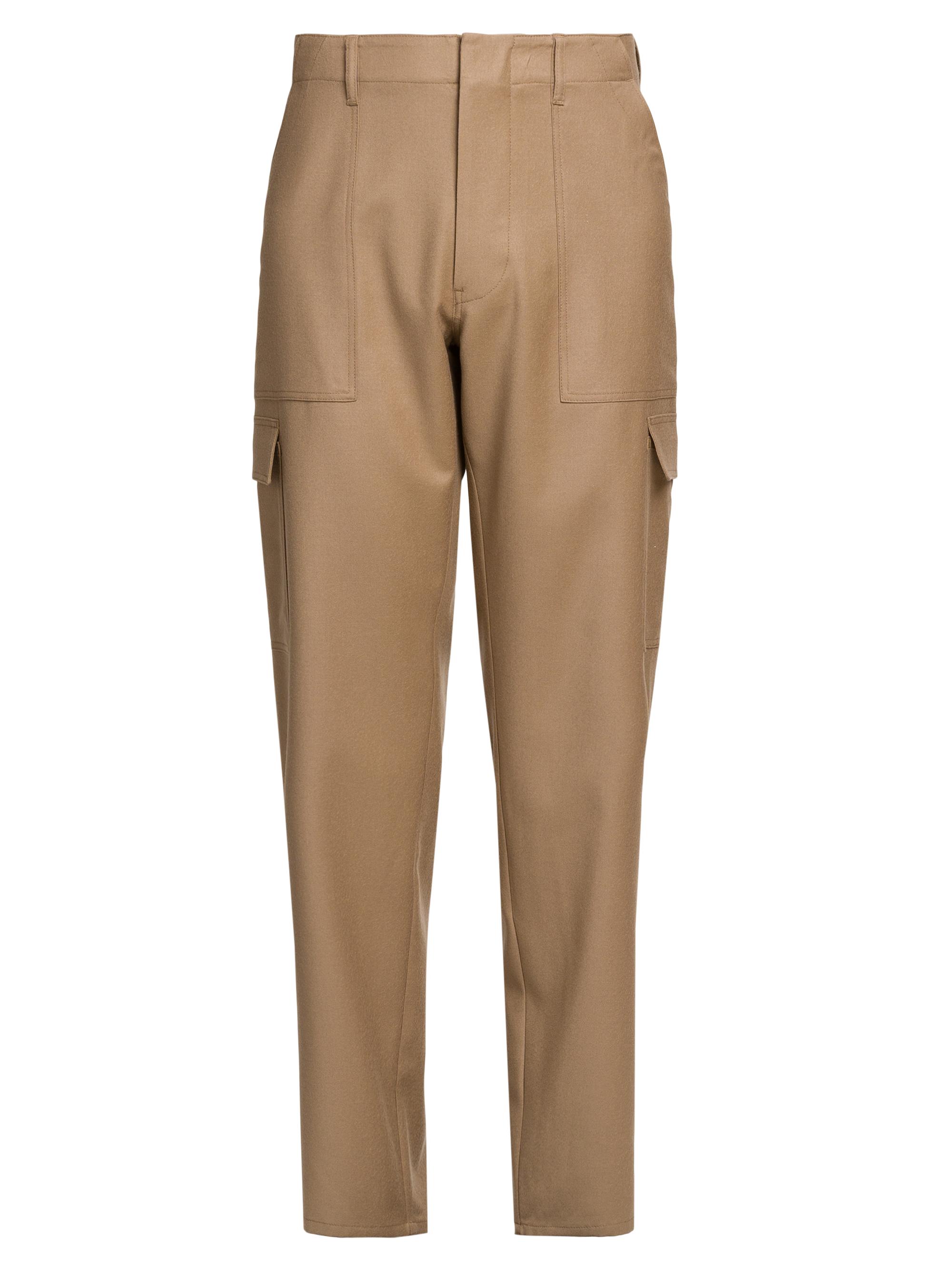 Etro Men's Stretch-Cotton Slim-Fit Cargo Pants - Khaki Chiaro