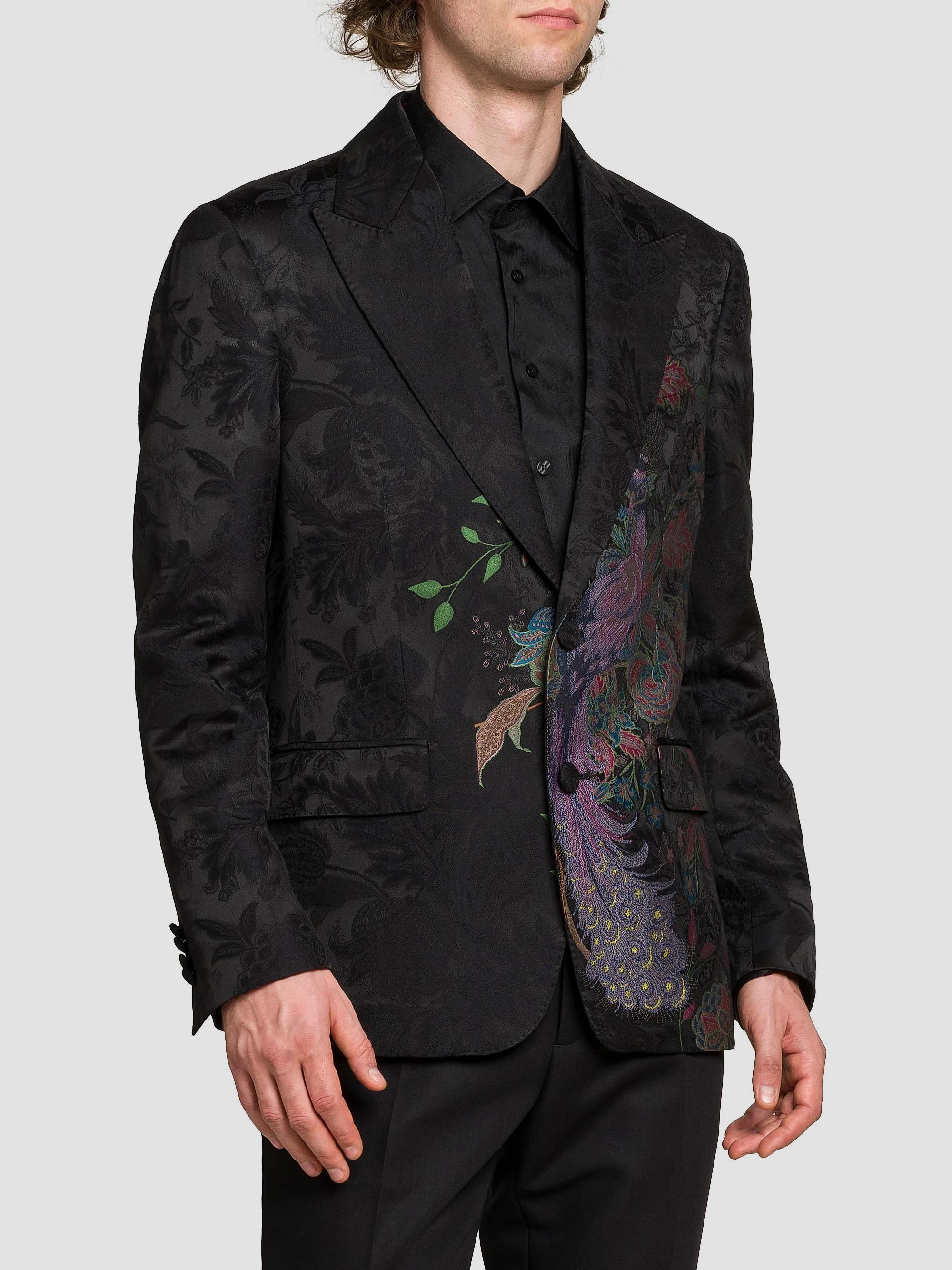 Etro Peacock Wool Blend Blazer | Saks Fifth Avenue