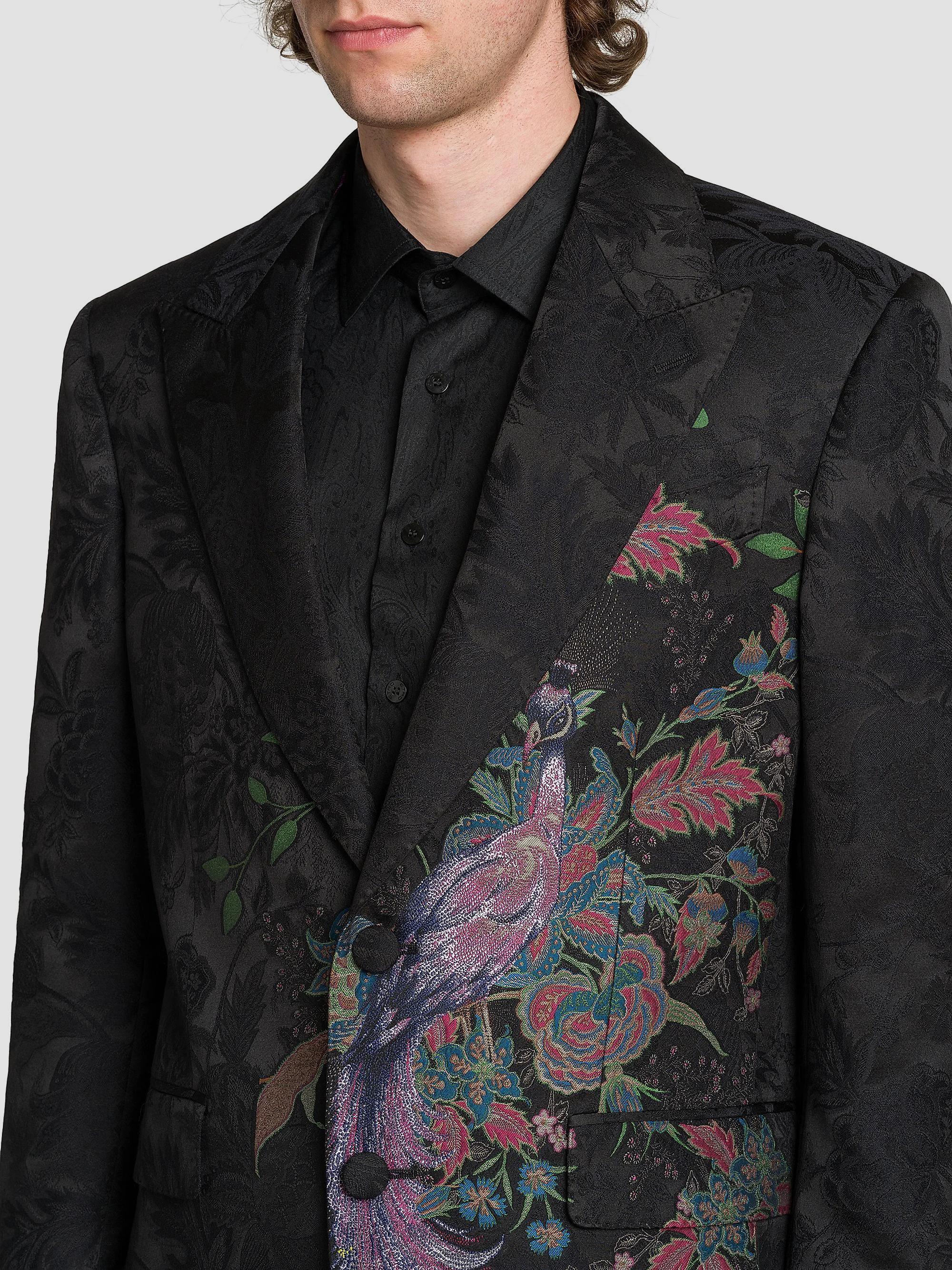 Etro Peacock Wool Blend Blazer | Saks Fifth Avenue