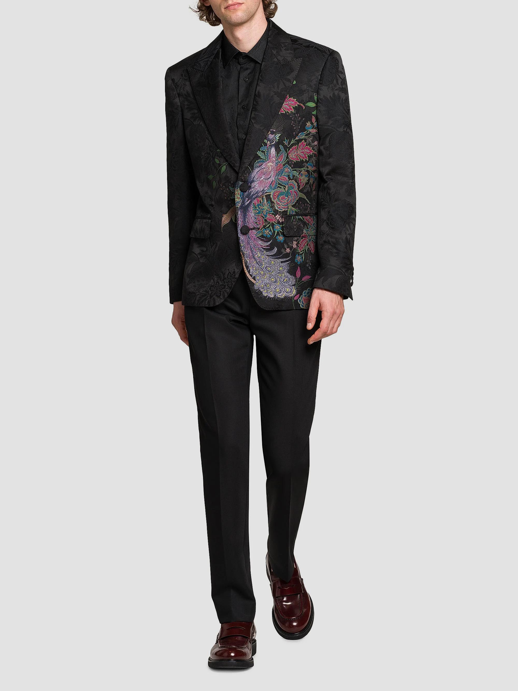 Etro Peacock Wool Blend Blazer | Saks Fifth Avenue