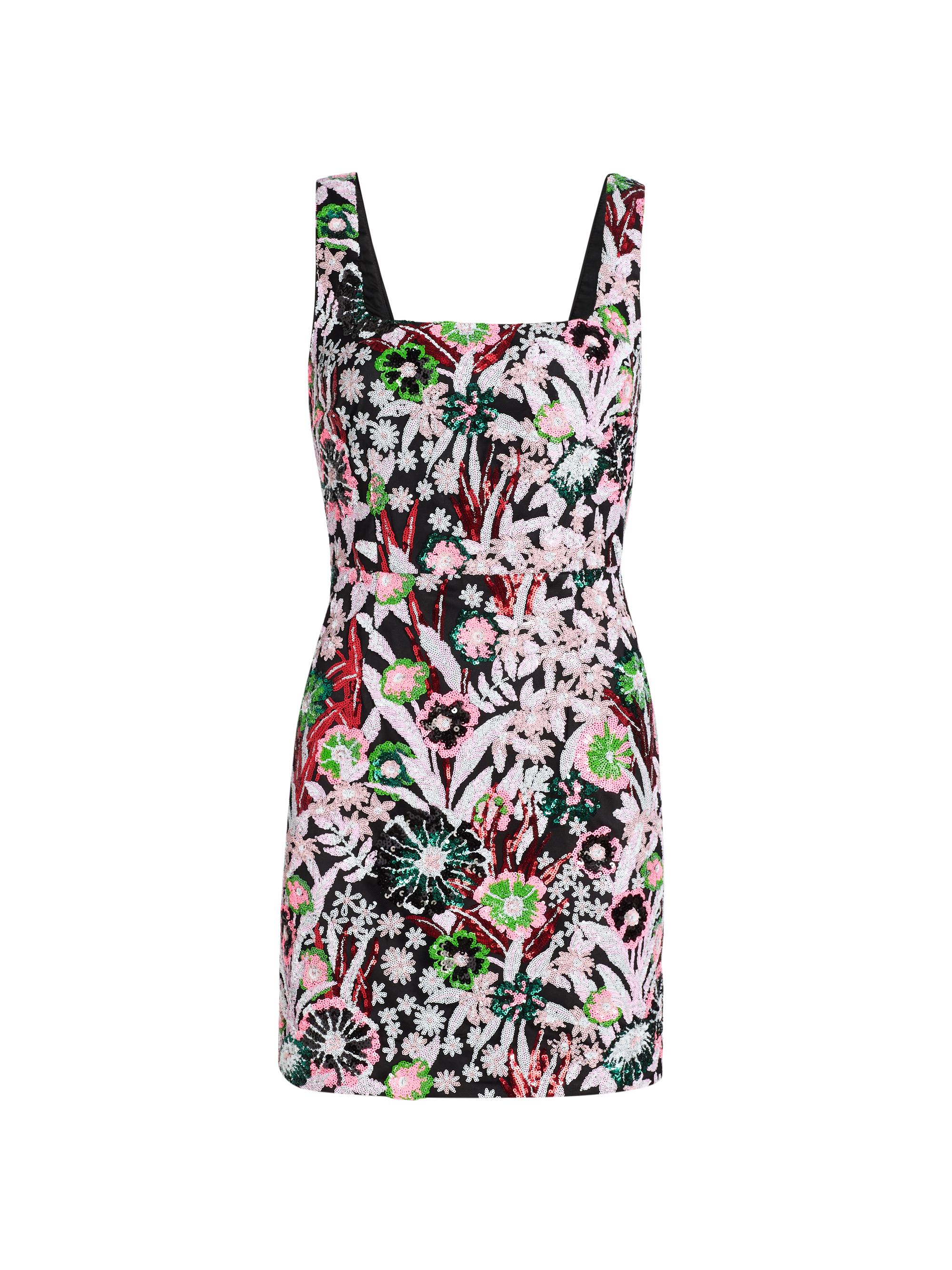 Milly Women's Wildflower Floral-Sequin Minidress - Light Pink Multi