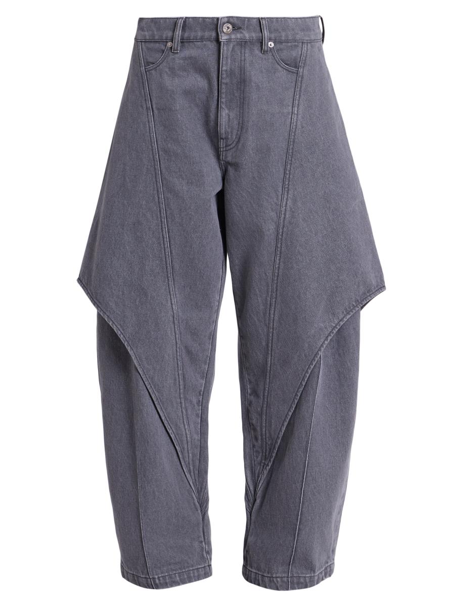 JW Anderson Cropped Sculptural Jeans | Saks Fifth Avenue