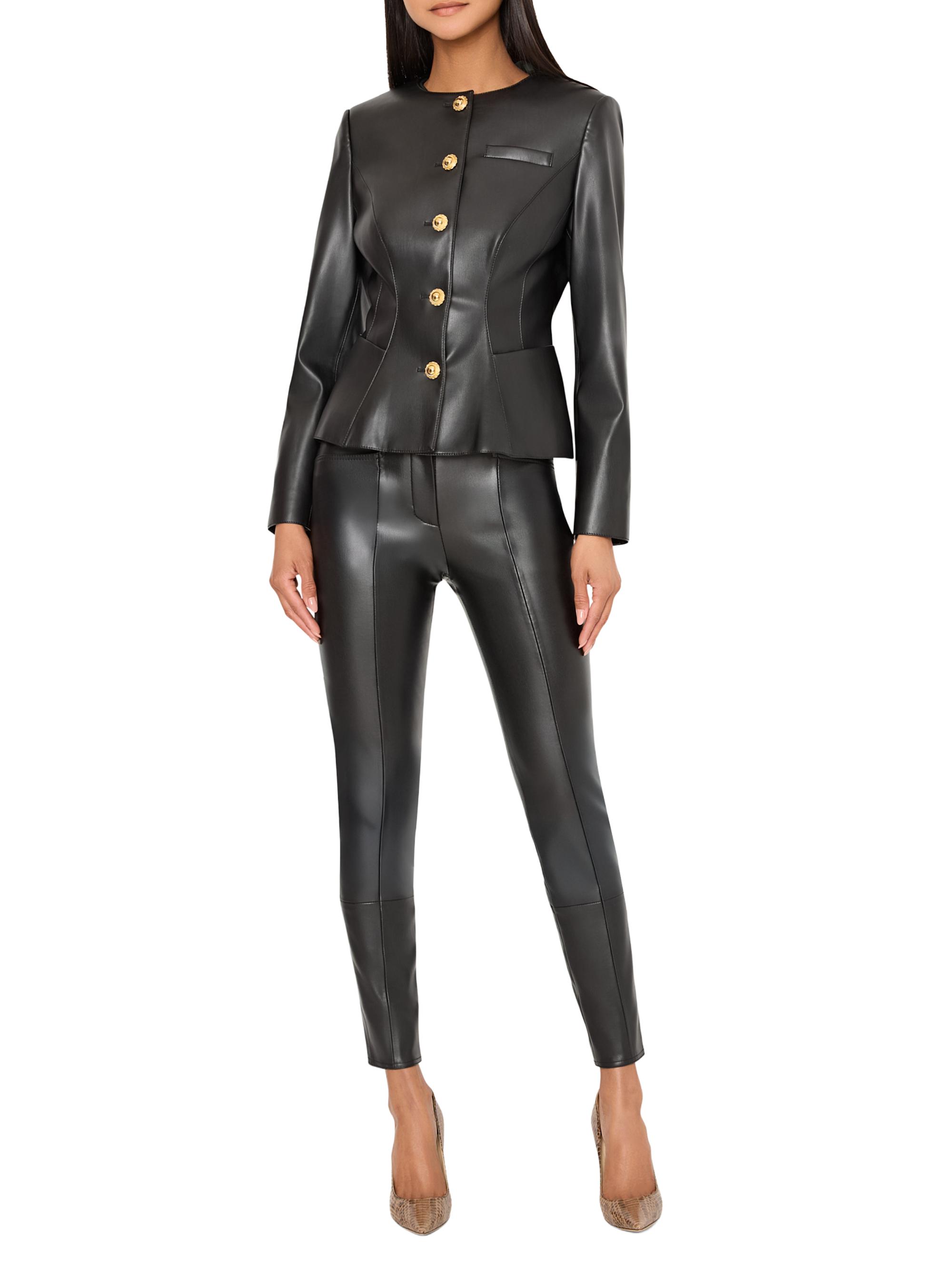 Wells Faux-Leather Jacket