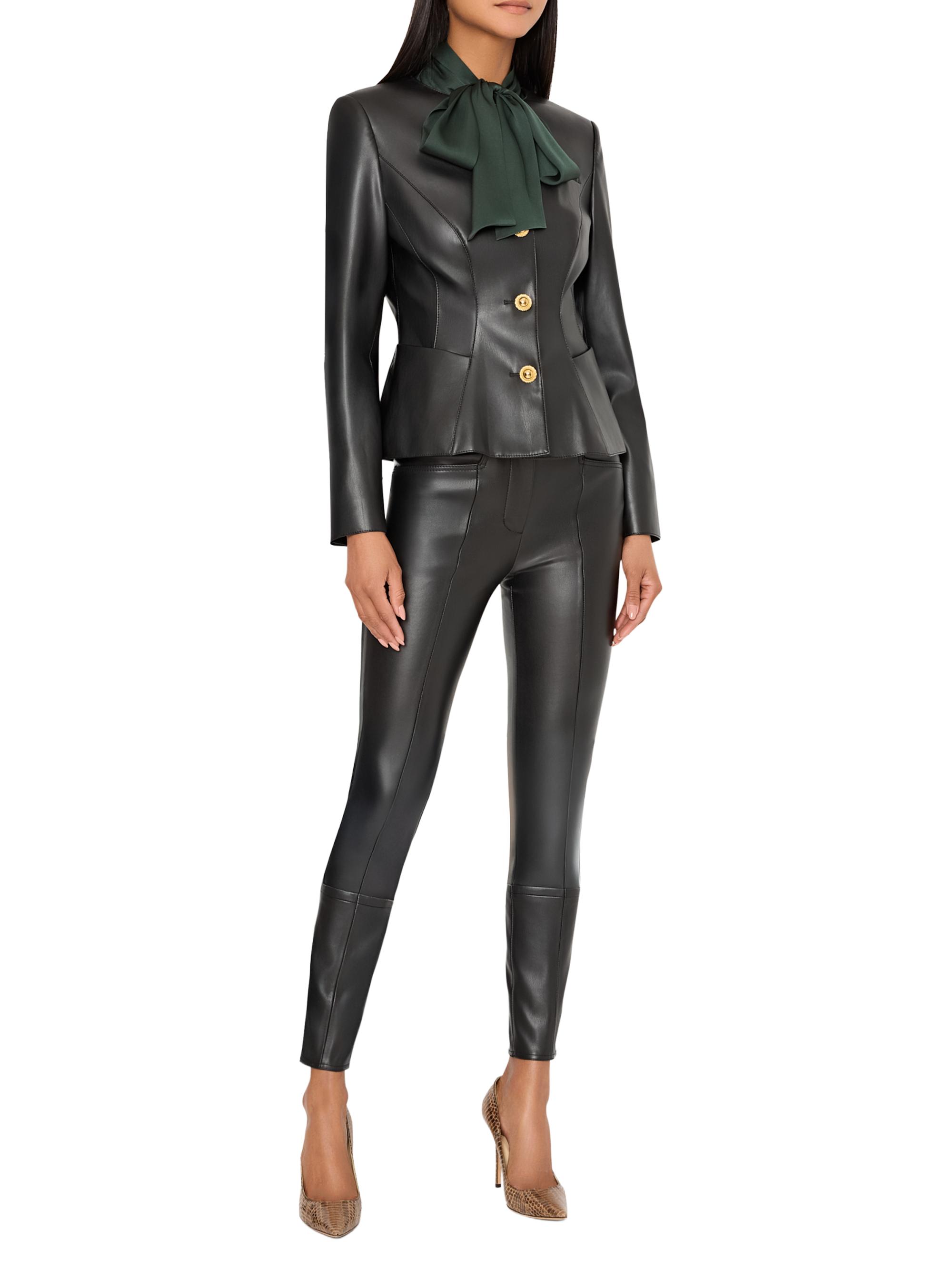 Wells Faux-Leather Jacket