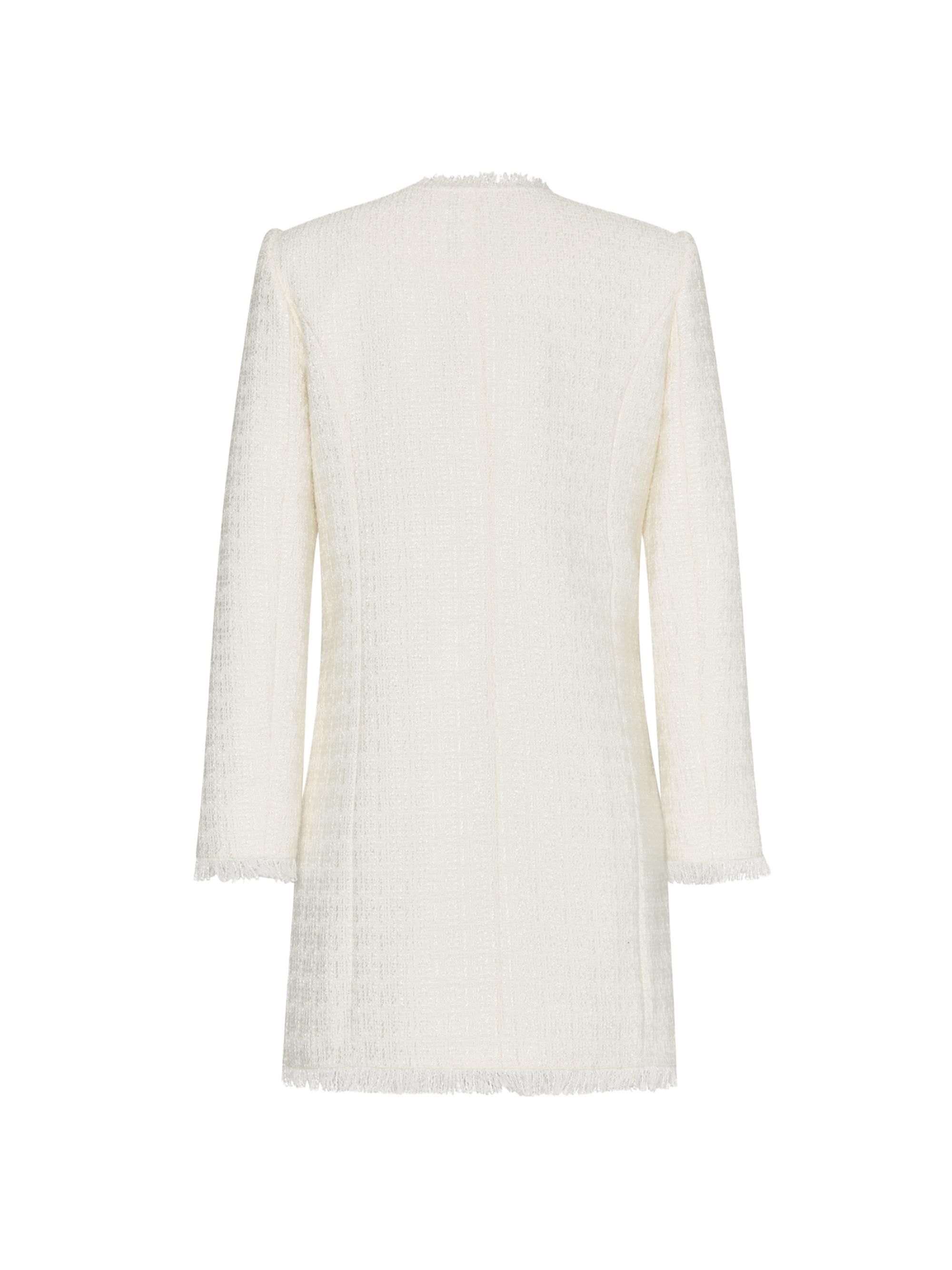 Milly Neile Bouclé Long Jacket | Saks Fifth Avenue