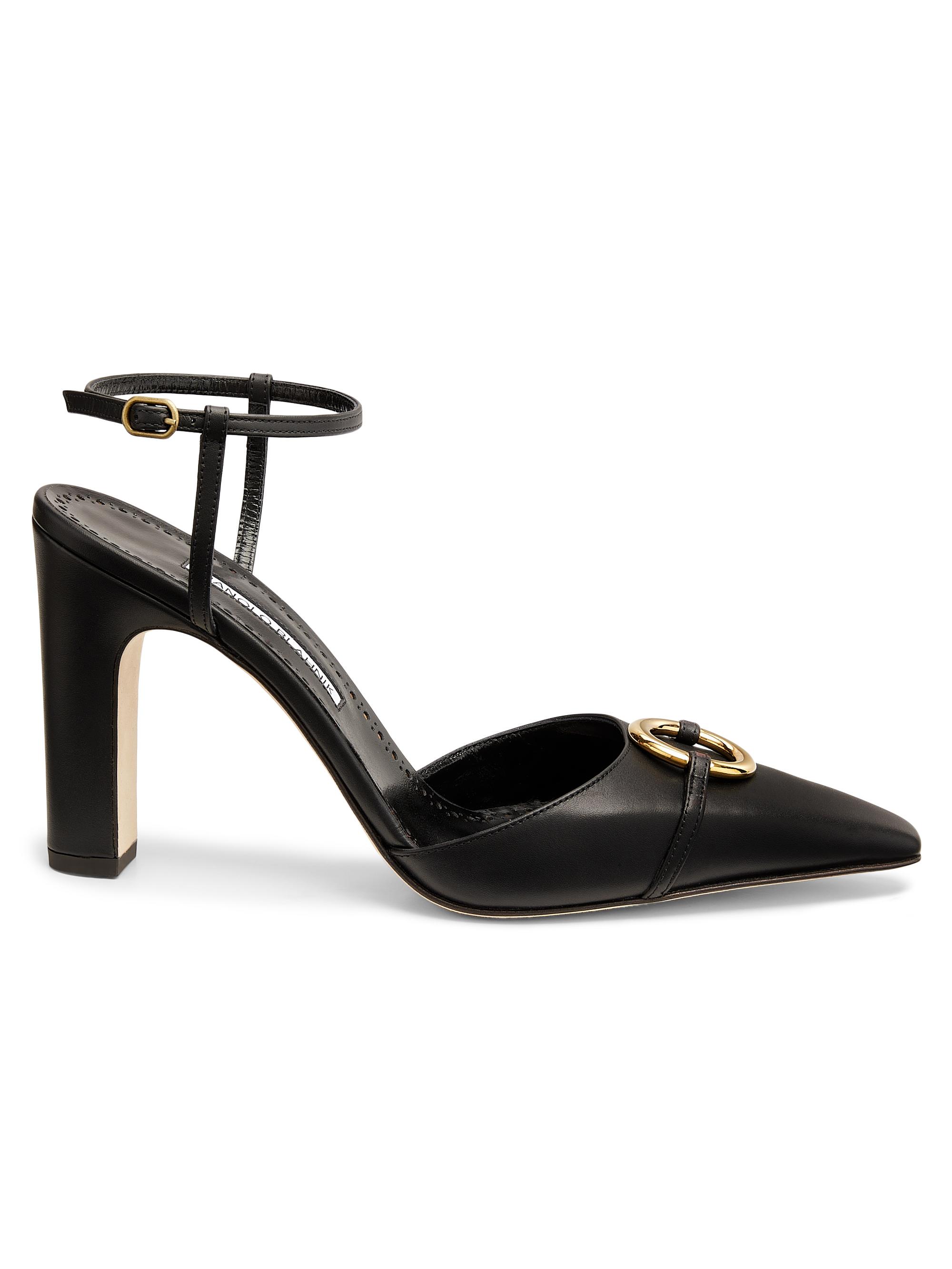 Manolo Blahnik Querelle Embellished Leather Pumps | Saks Fifth Avenue