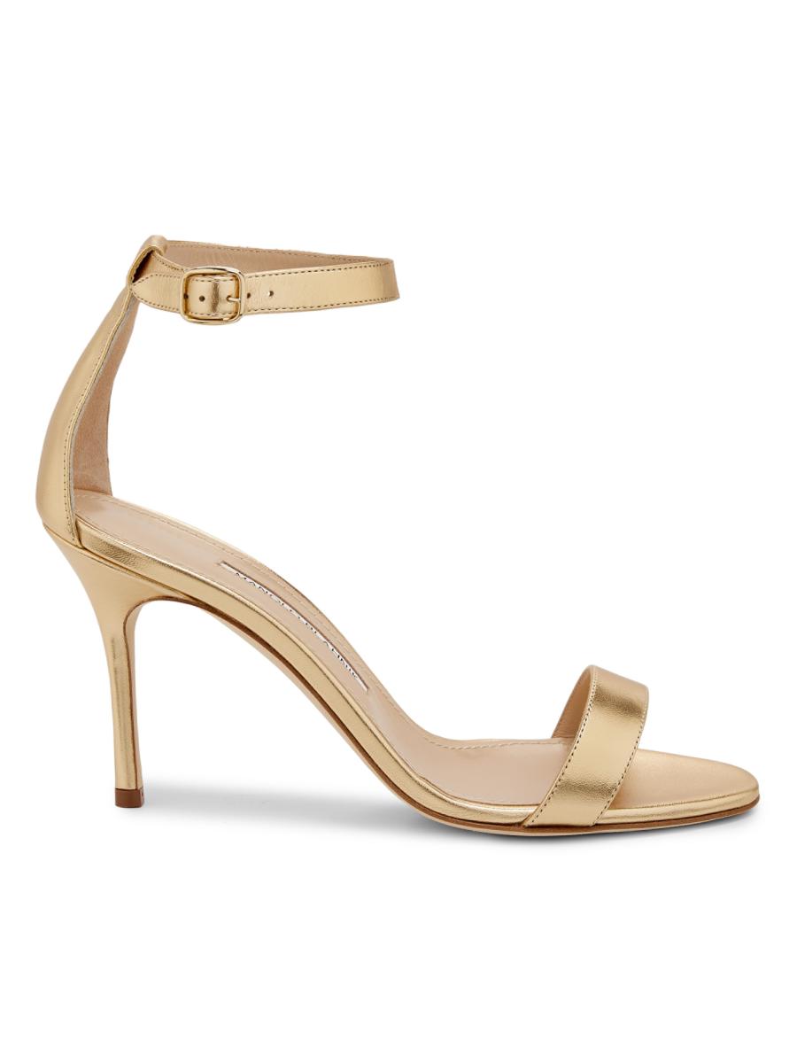 ★上品★洗練★【Manolo Blahnik】『Chaos 90』 レザーサンダル MANOLO BLAHNIK Chaos 90 leather sandals | NET-A-PORTER