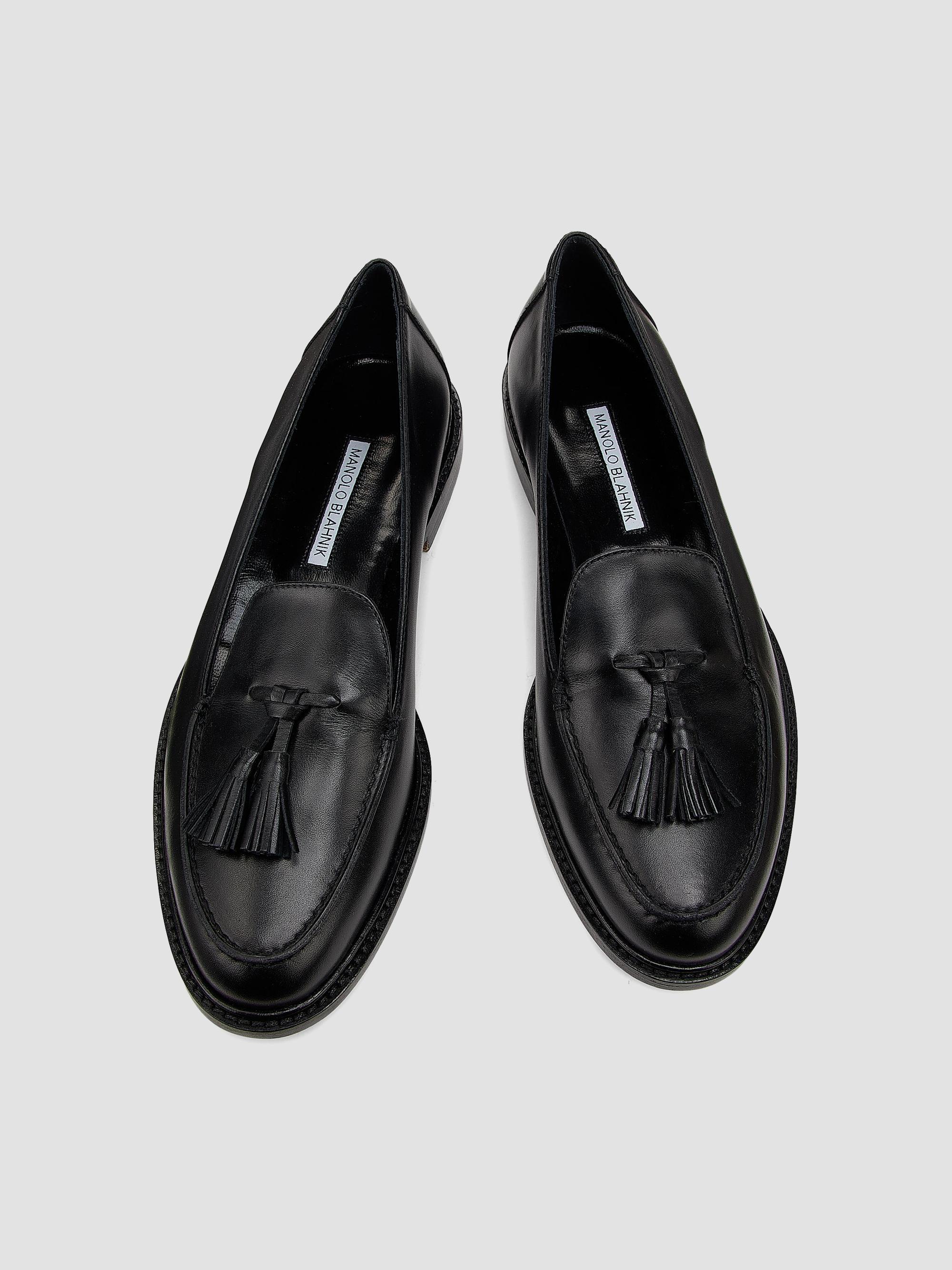 Manolo Blahnik Bucky Tassel Leather Loafers | Saks Fifth Avenue