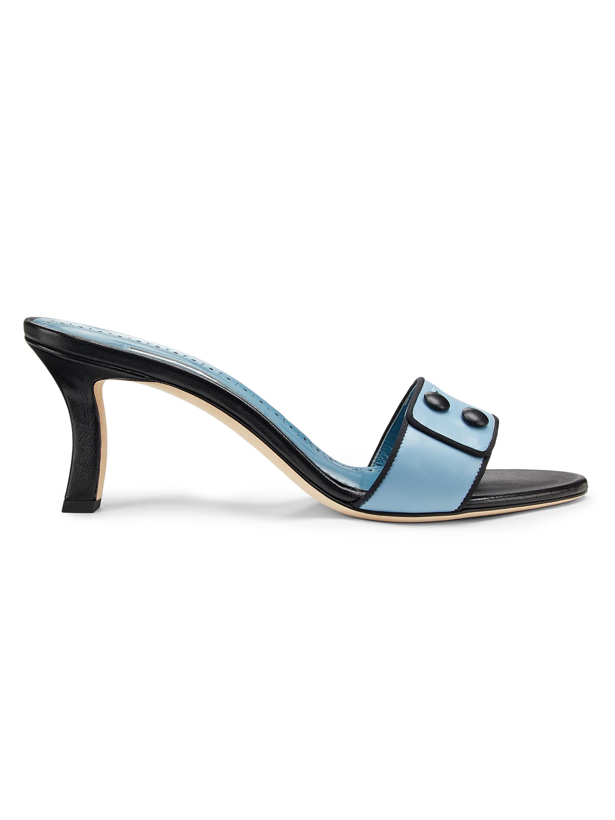 Manolo Blahnik Muluka Leather Sandals | Saks Fifth Avenue
