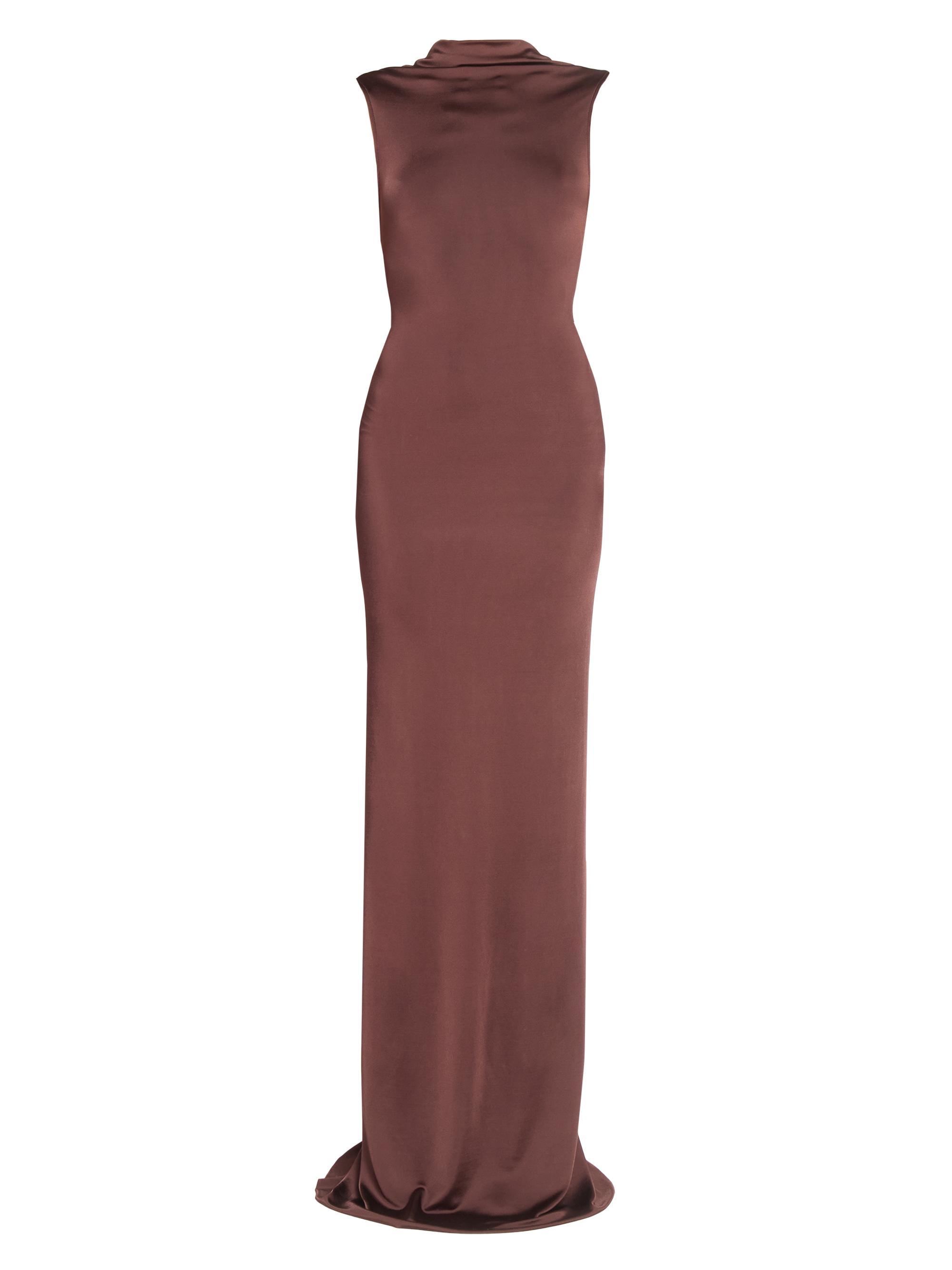 Victoria Beckham Women's Stretch Satin Twist-Back Gown - Coco