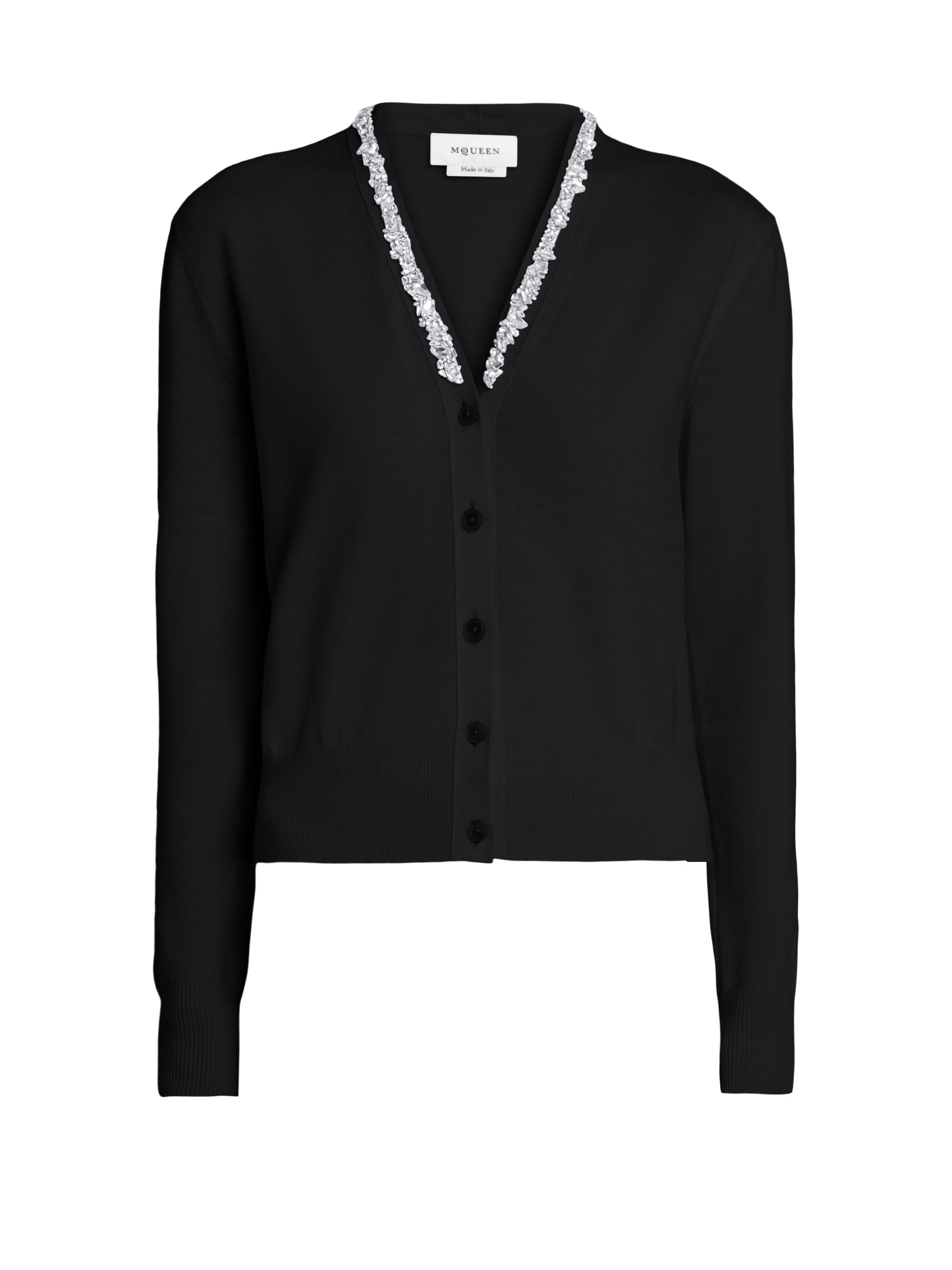 Acne Studios Klarus Lace Inset Cardigan | Saks Fifth Avenue