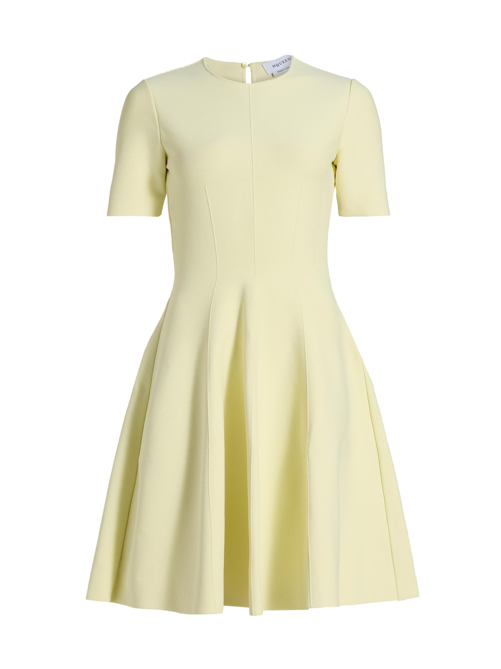 McQueen Women's Volume Seam Minidress - Pear