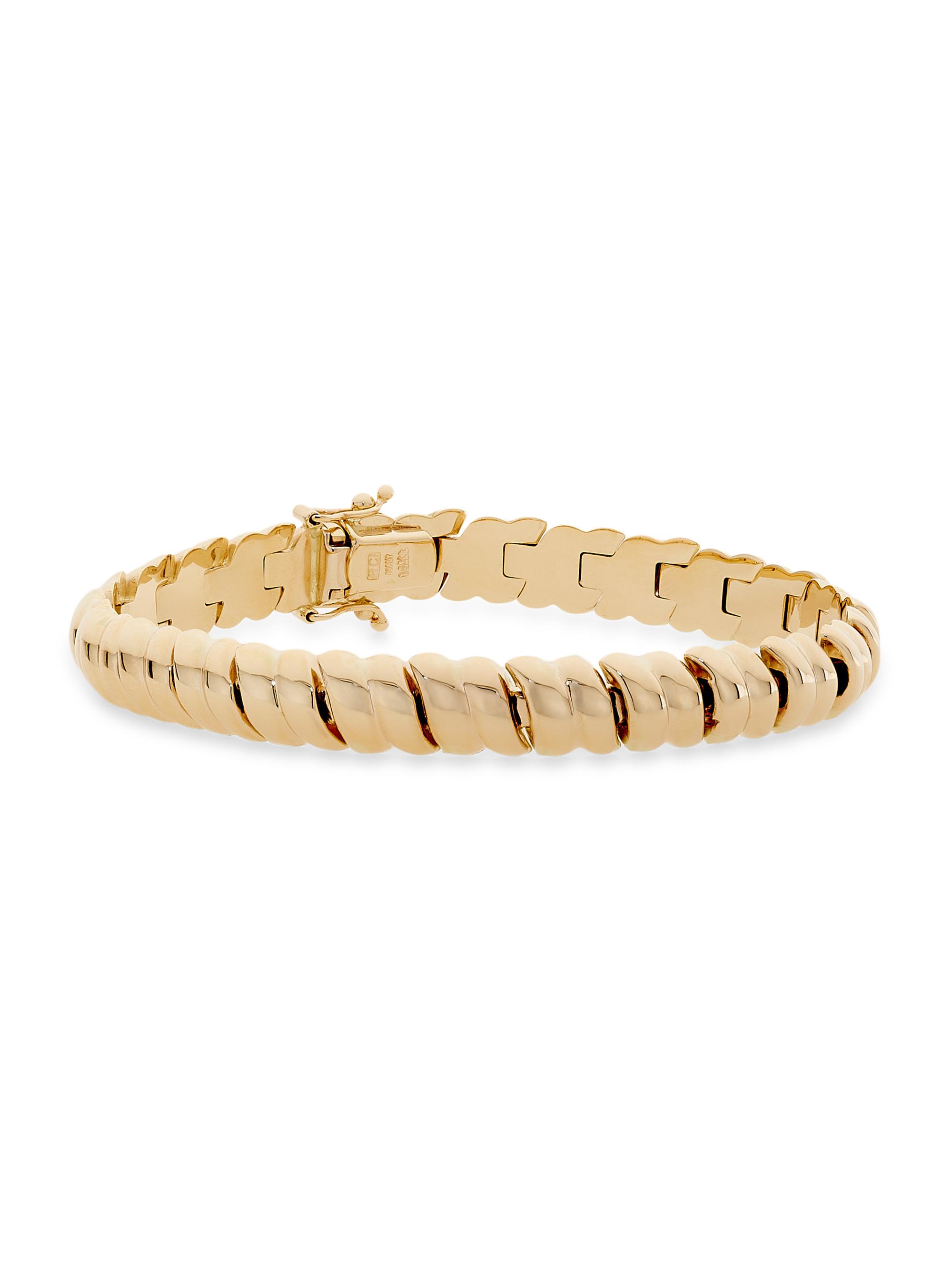 Saks Fifth Avenue Collection Women's 14K Yellow Gold Fancy Chain Bracelet - Yellow Gold