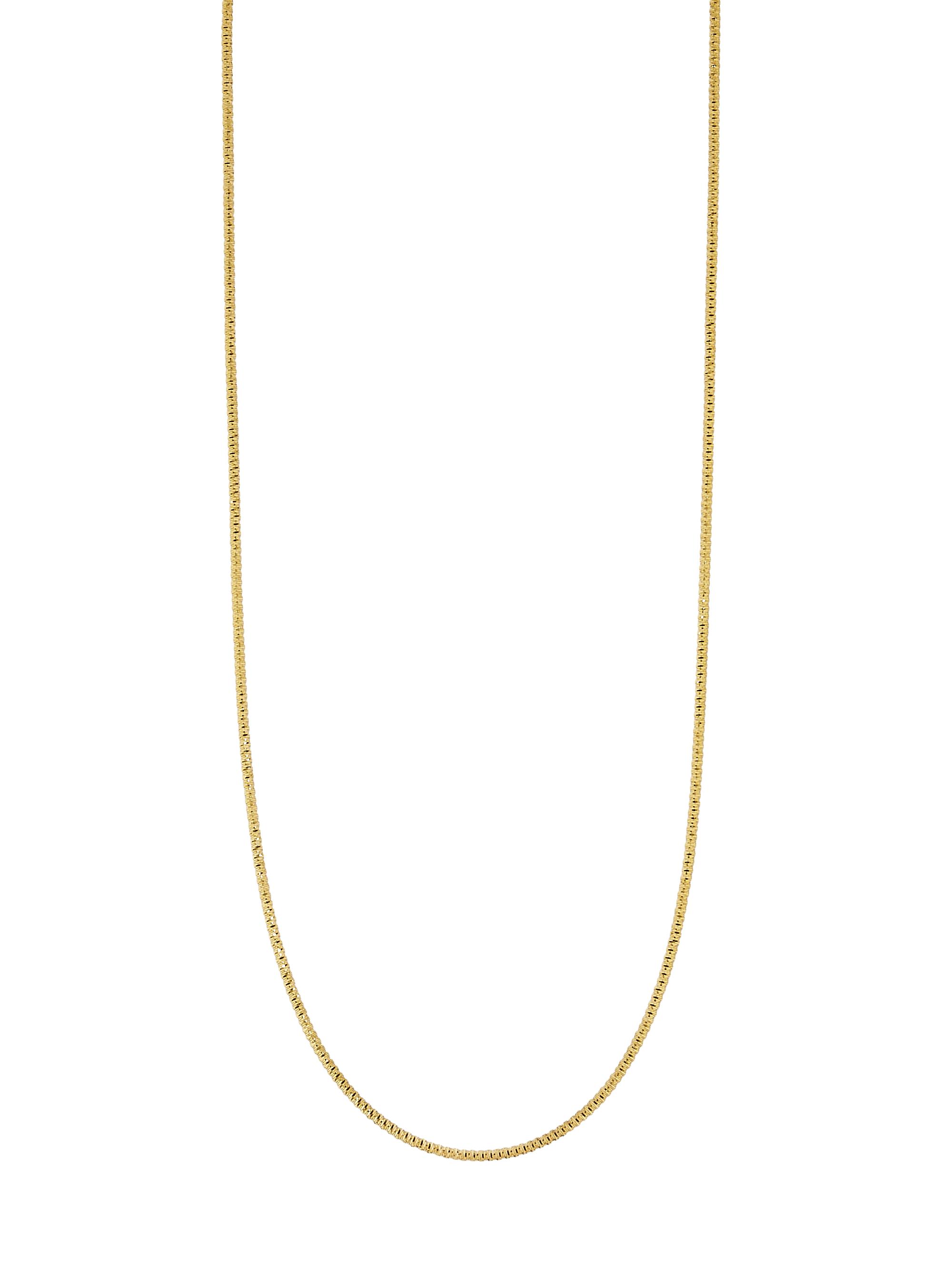 Saks Fifth Avenue Collection Women's 14K Yellow Gold Textured Chain Necklace - Yellow Gold