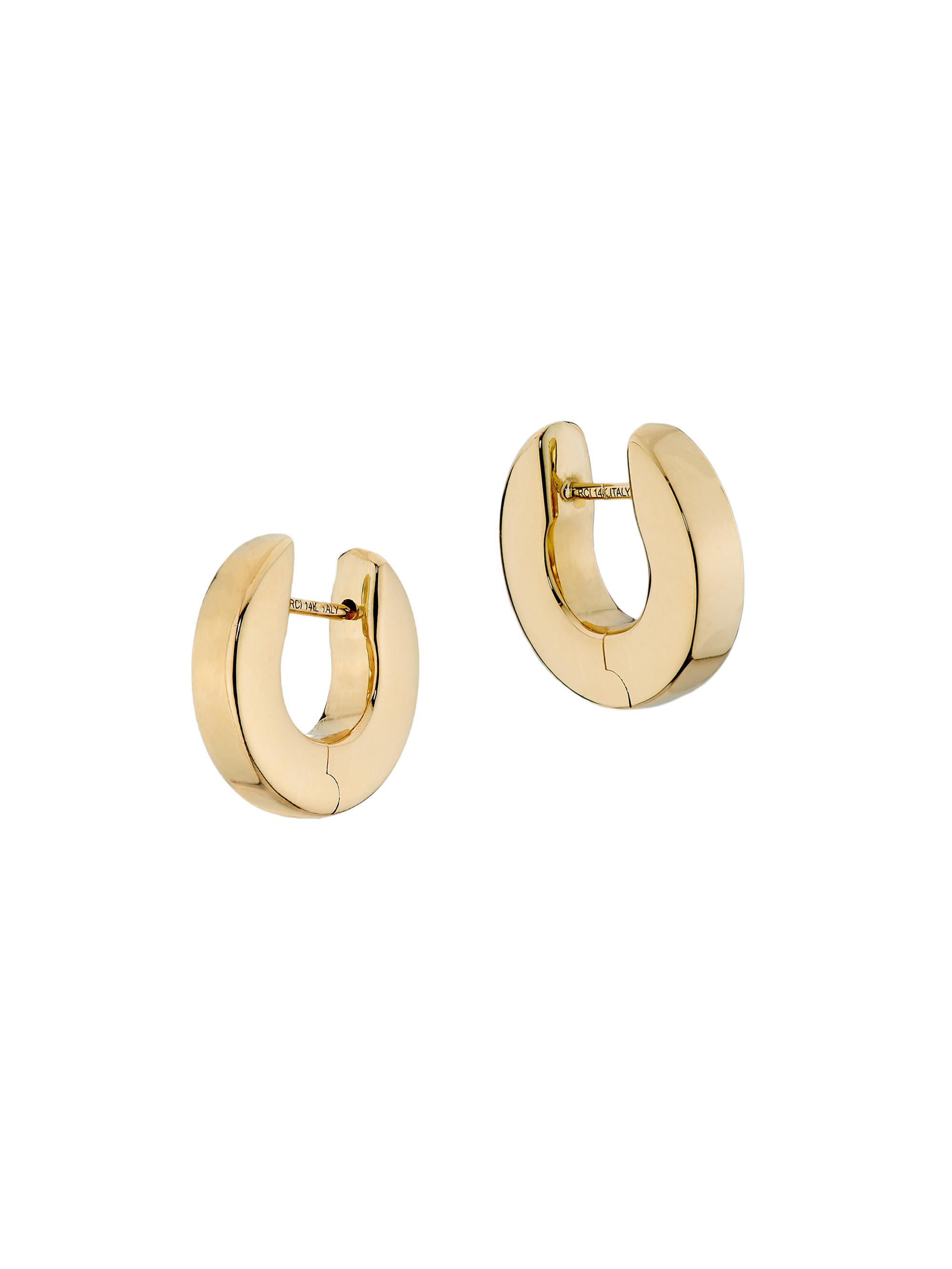 Saks Fifth Avenue Collection Women's 14K Yellow Gold Huggie Hoop Earrings/4.1MM x 16.2MM - Yellow Gold