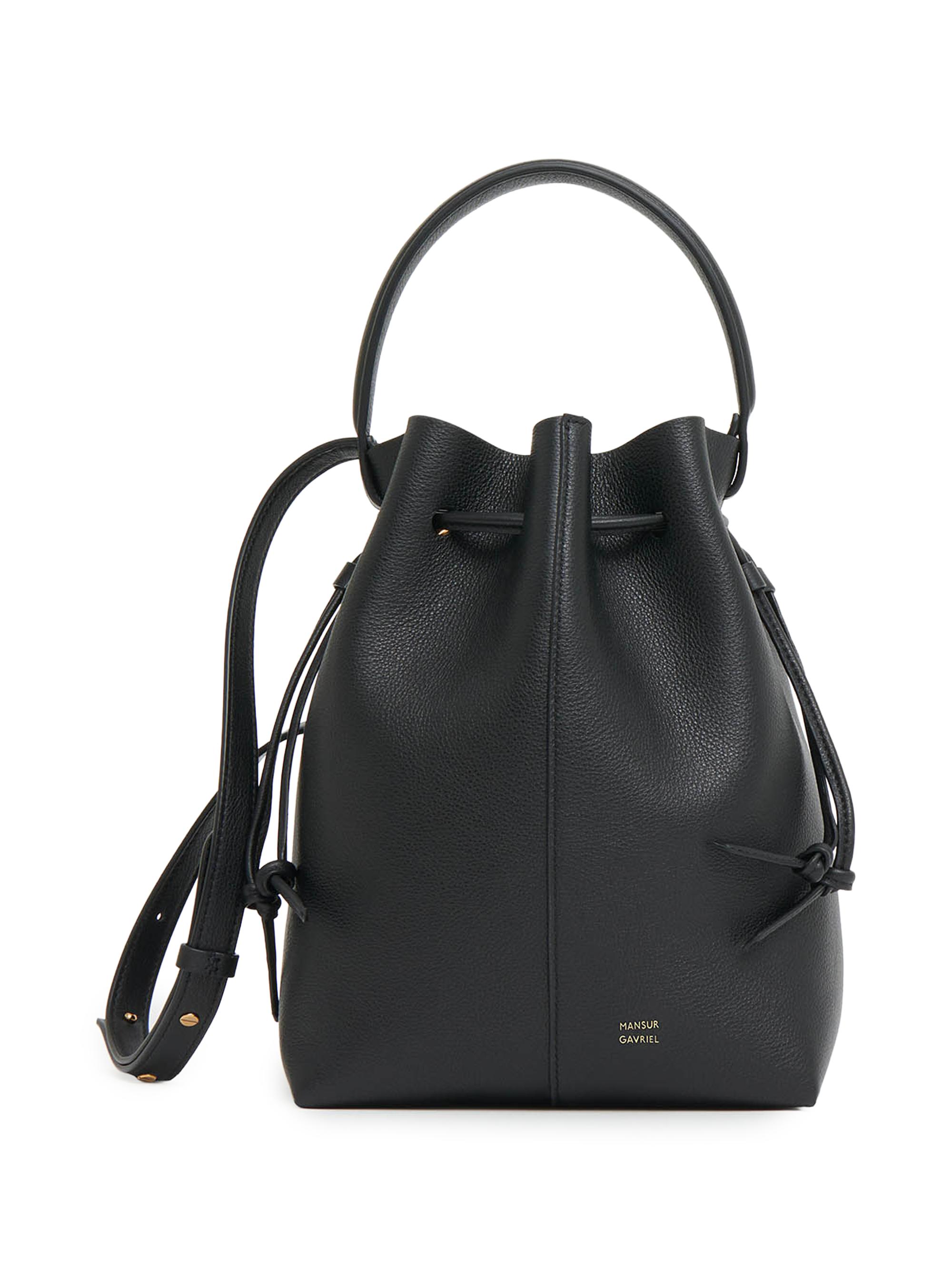 Mansur Gavriel Women's Dea Leather Bucket Bag - Black