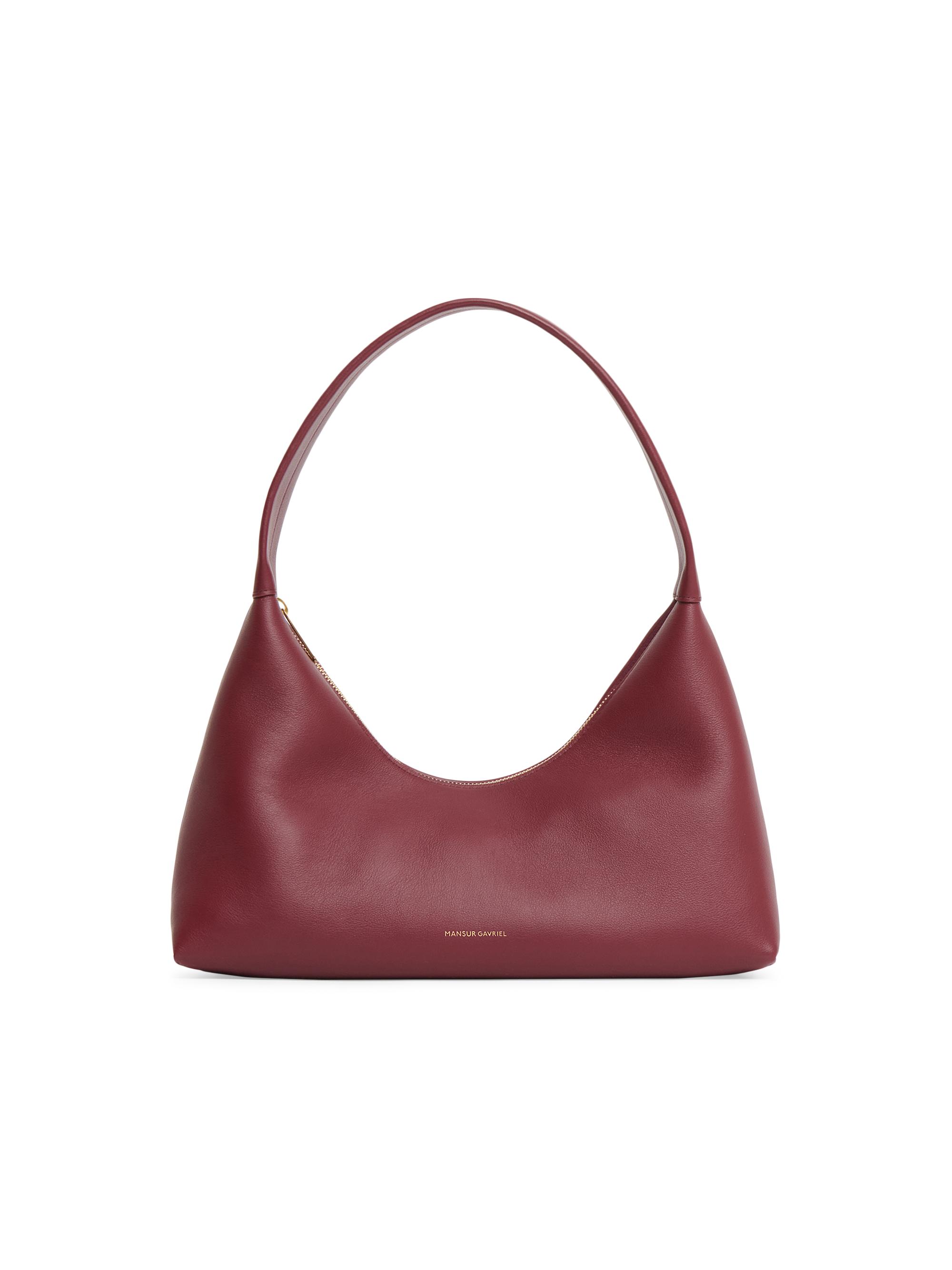 Mansur Gavriel Women's Candy Leather Baguette - Oxblood