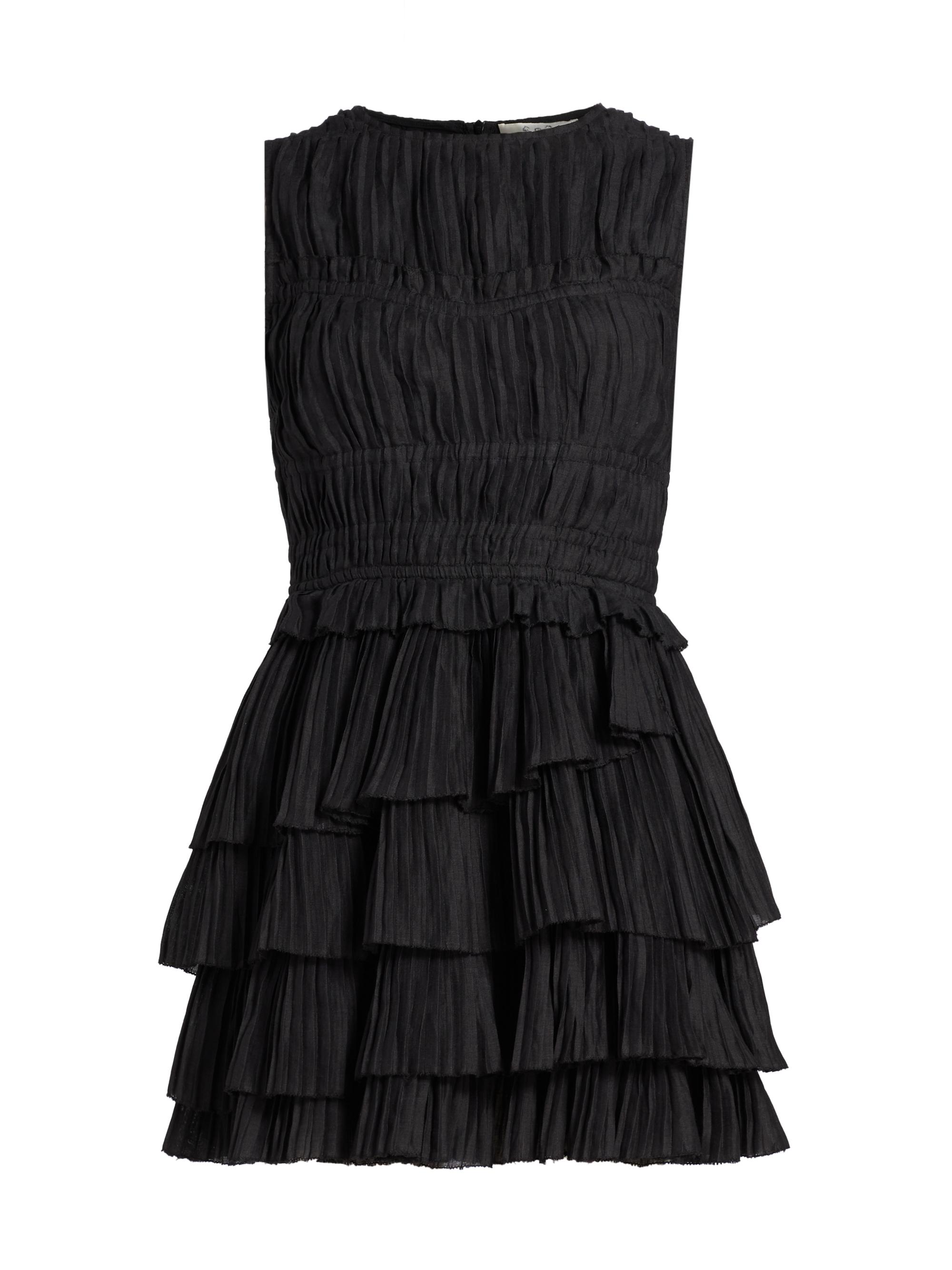 Faithfull the Brand Blair Button-Front Minidress | Saks Fifth Avenue