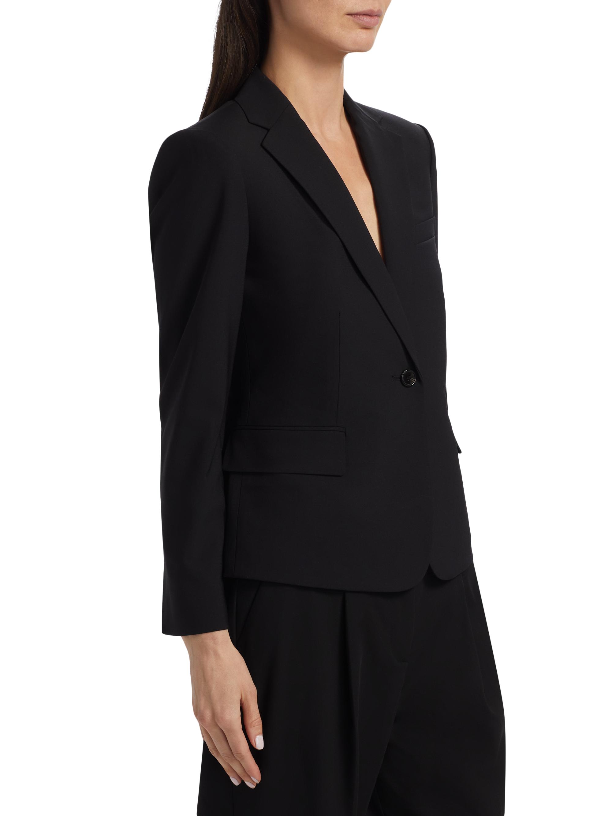Theory Slim-Fit Wool Single-Breasted Jacket | Saks Fifth Avenue