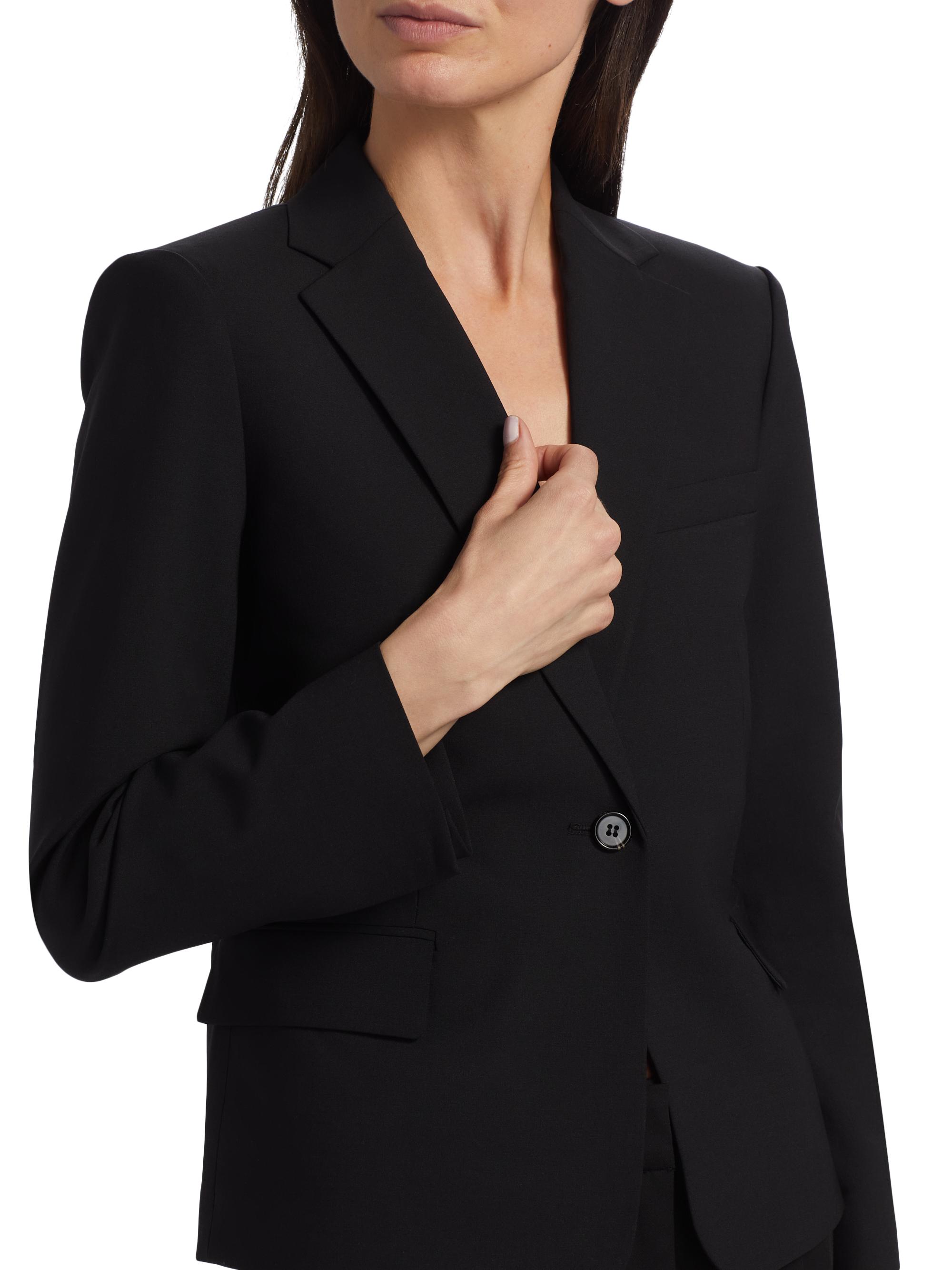 Theory Slim-Fit Wool Single-Breasted Jacket | Saks Fifth Avenue