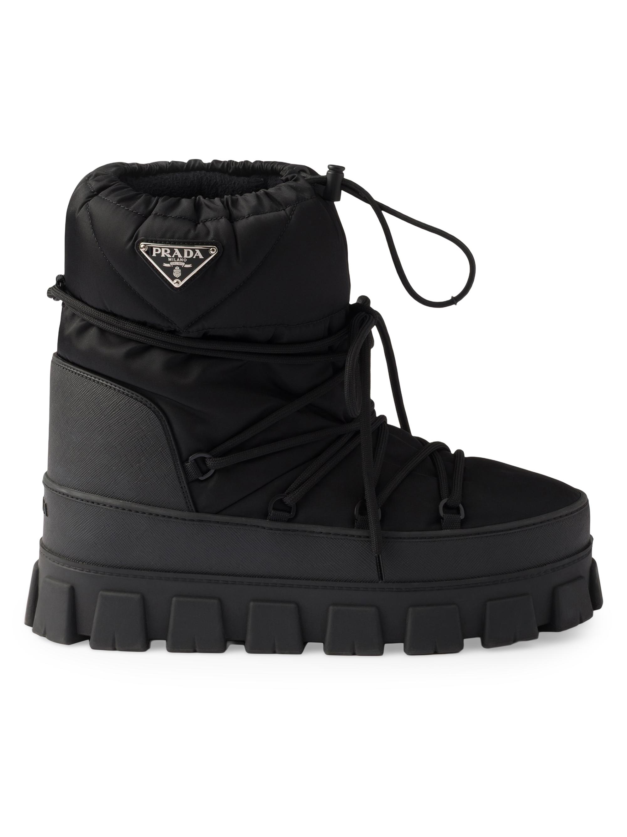 Prada Re-Nylon Gabardine Apres-Ski Boots | Saks Fifth Avenue