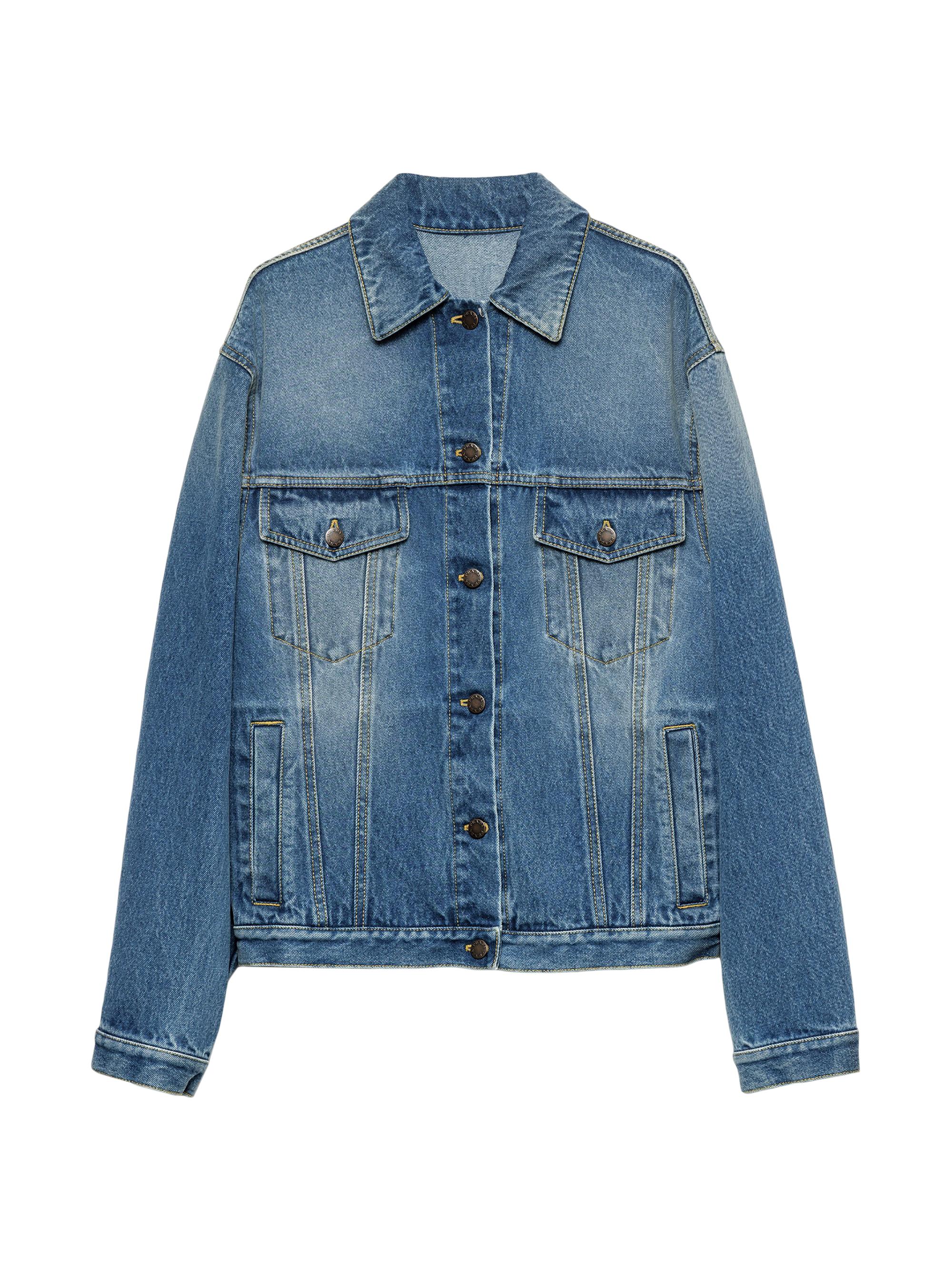 Balenciaga Deconstructed Denim Jacket | Saks Fifth Avenue