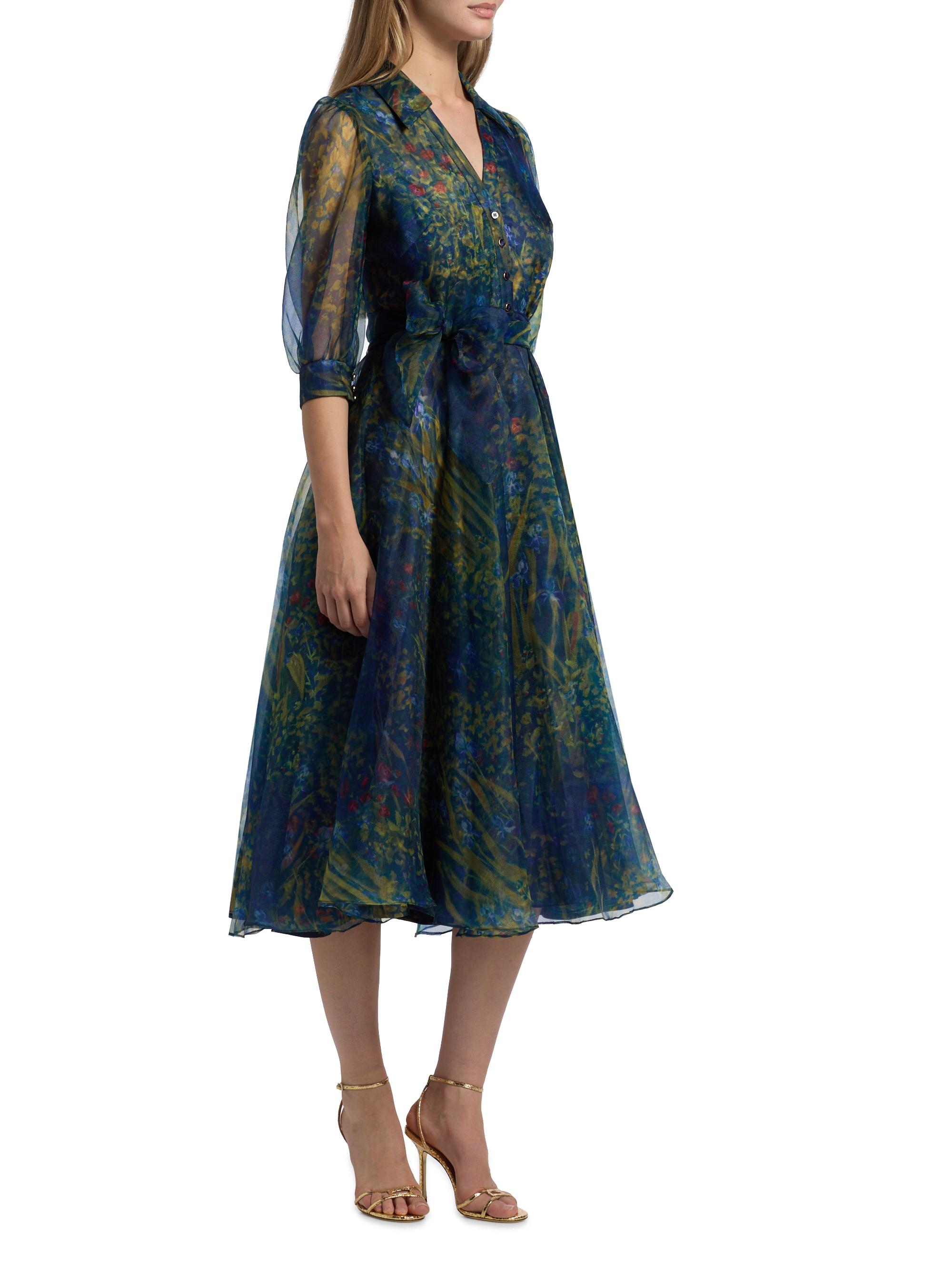 knee length dresses for ladies Winnie Green Long Sleeve Sequin Maxi Dress