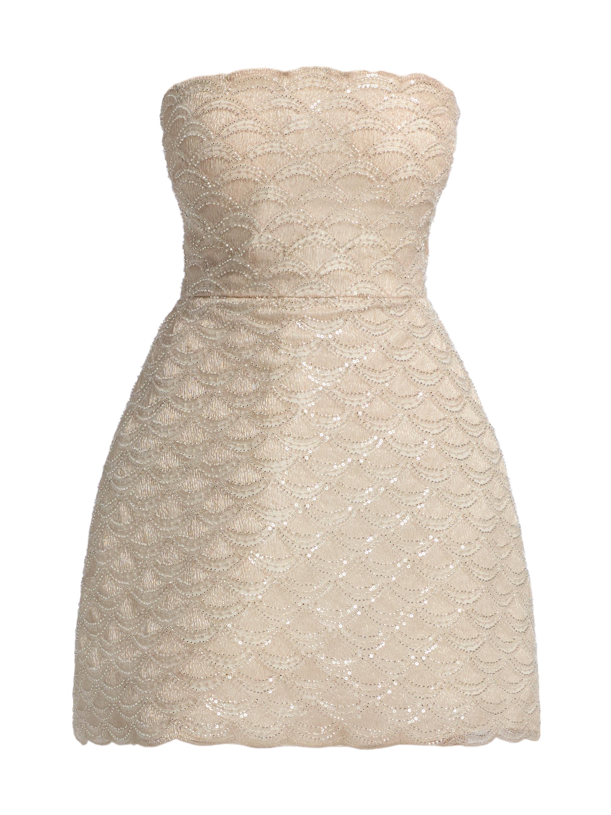 Theia Women's Amanda Embellished Strapless Cocktail Dress - Crystal