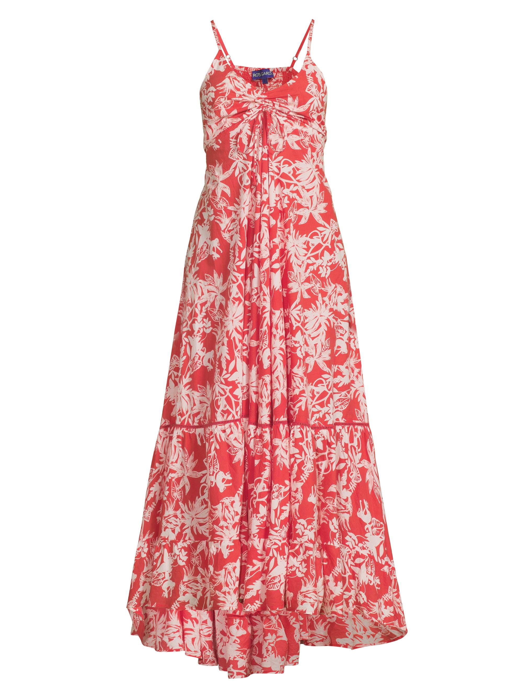 Ro's Garden Women's Tatiana Floral Maxi Dress - Red Amazonia