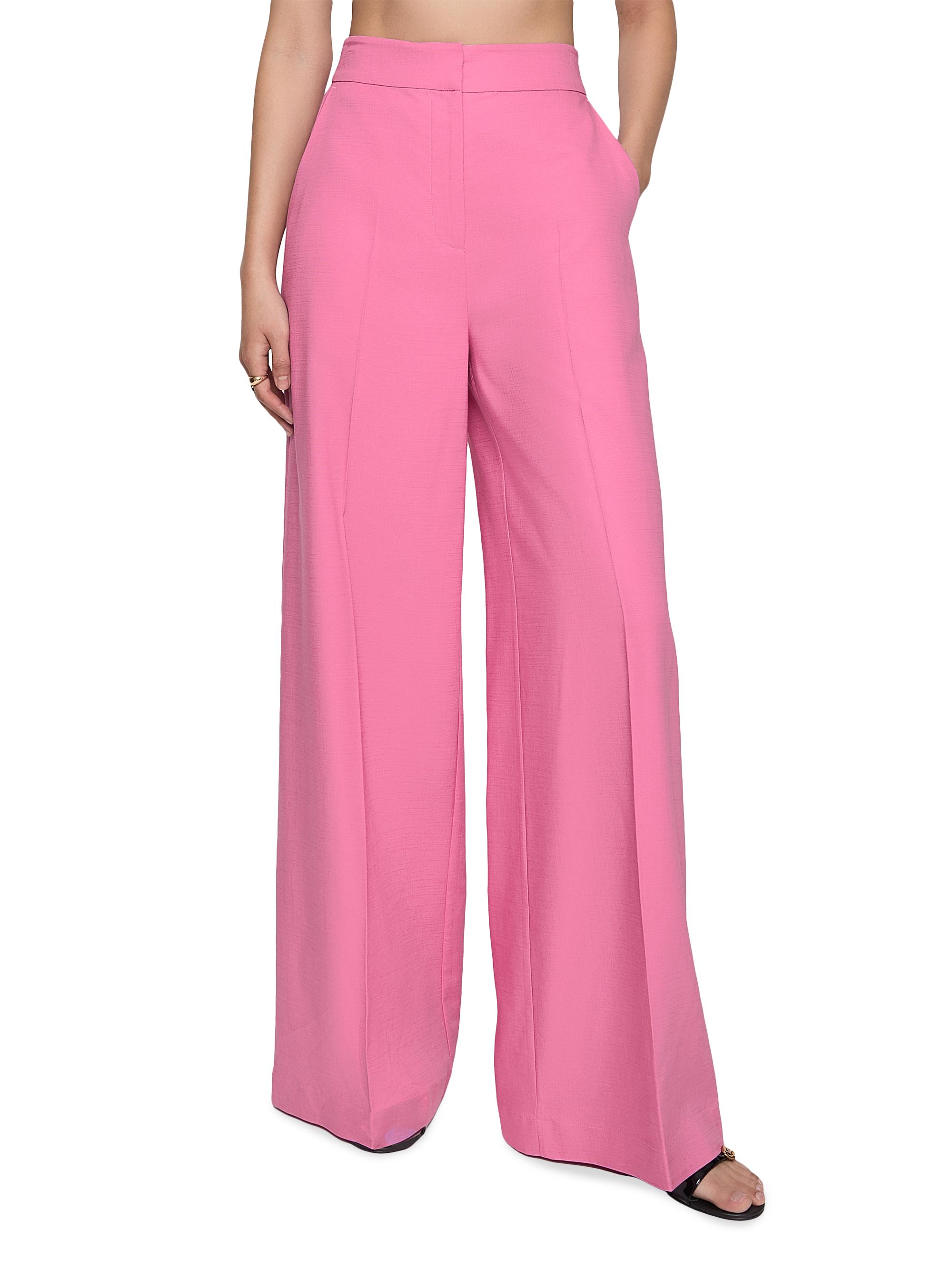 Rebecca Minkoff Women's Freya Wide-Leg Pants - Ultra Pink