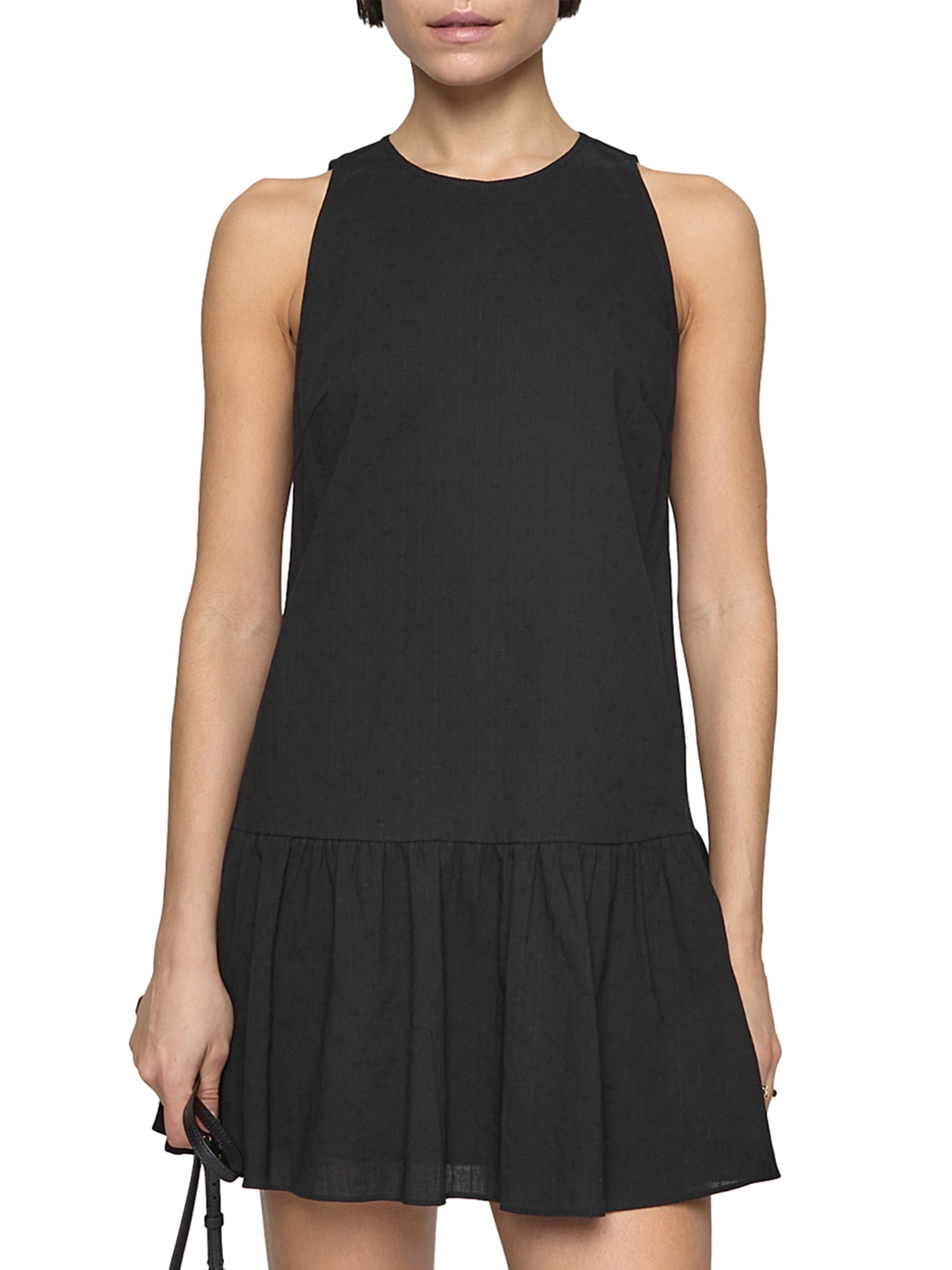 Rebecca Minkoff Women's Mindy Cotton Sleeveless Minidress - True Black