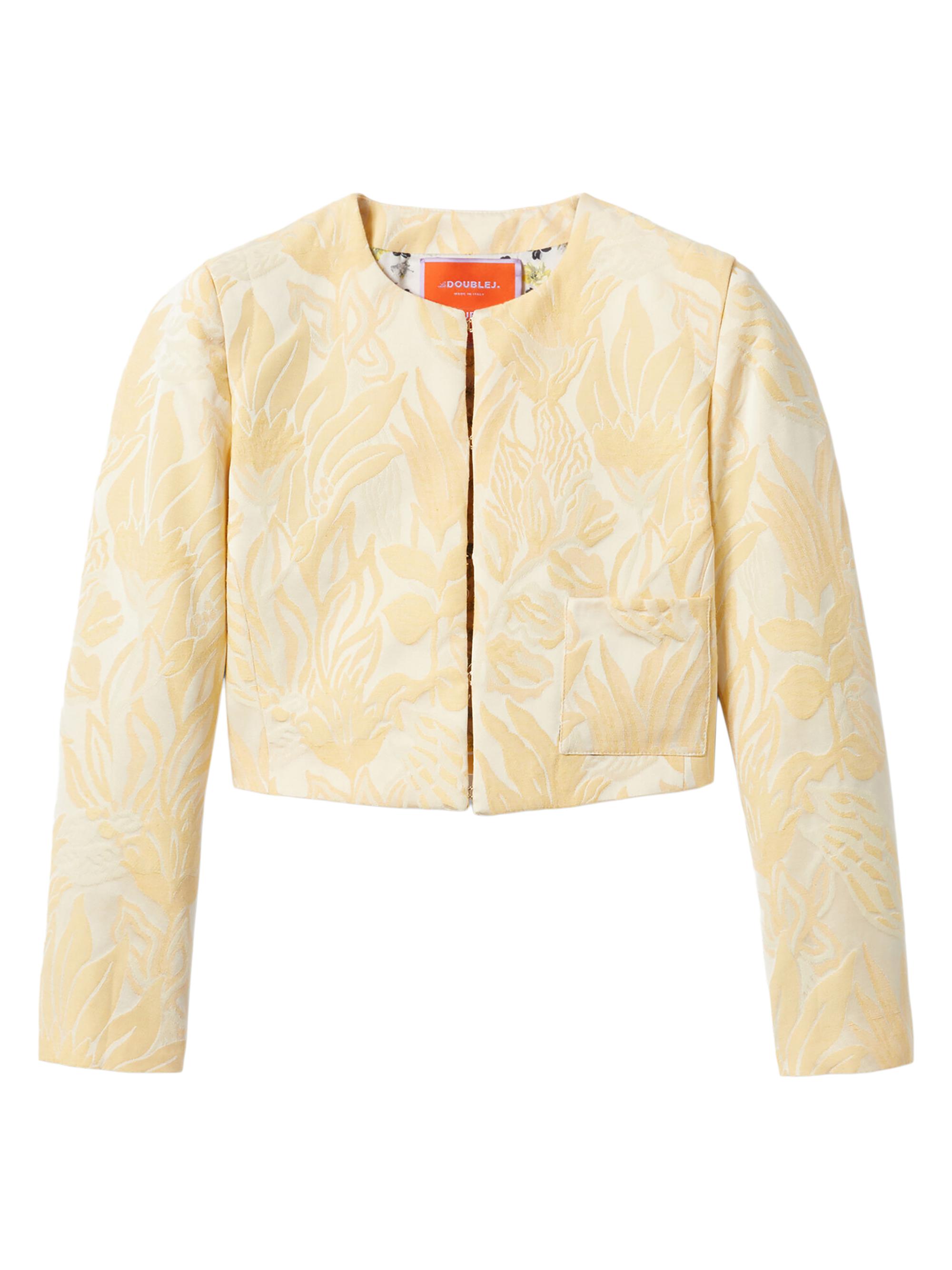 La DoubleJ Women's Bijoux Jacket - Iris Jacquard Yellow