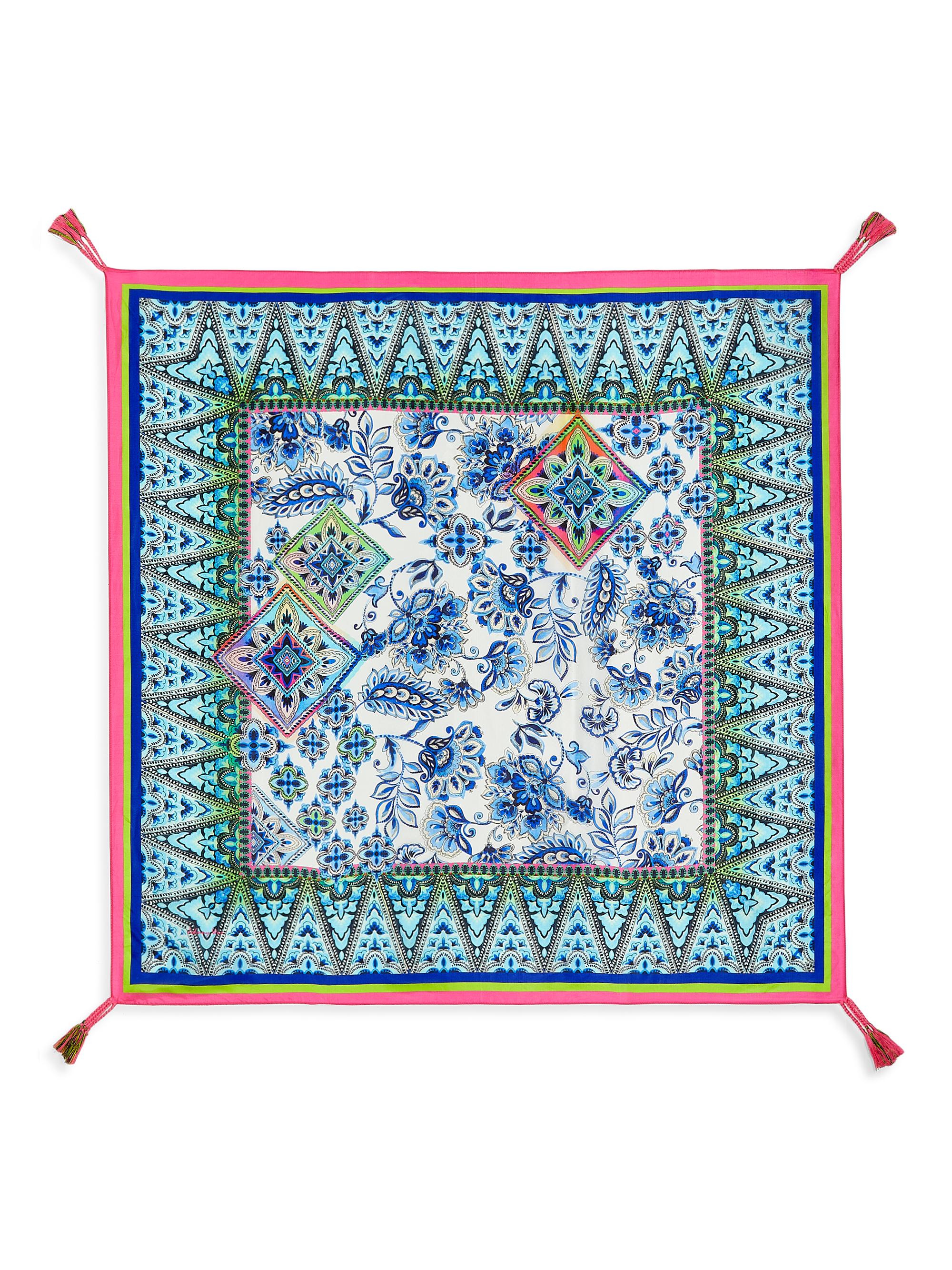 Johnny Was Women's Elaine Silk Foulard Scarf - Elaine
