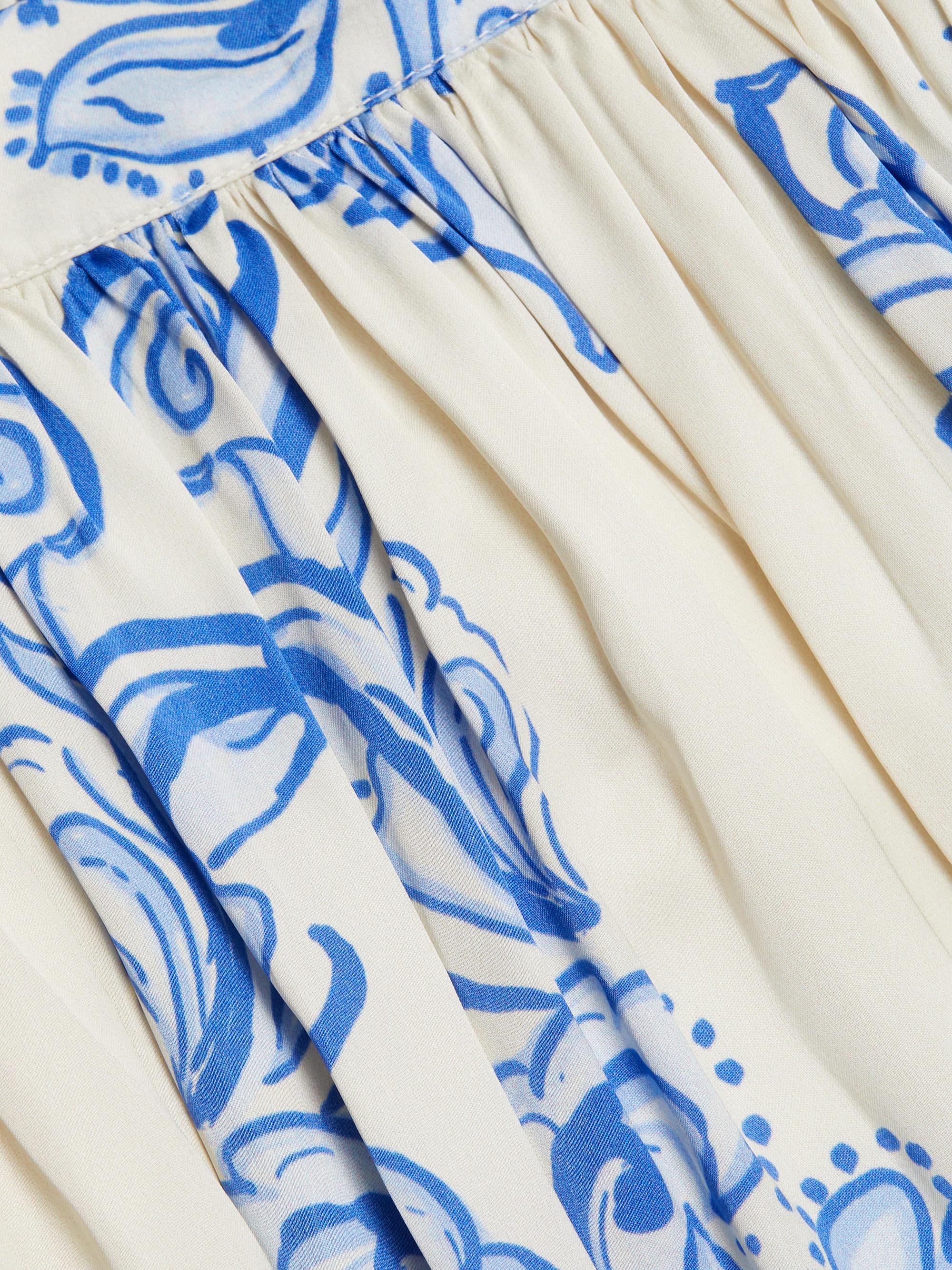Johnny Was Kenzie Abstract Print Midi-Skirt | Saks Fifth Avenue