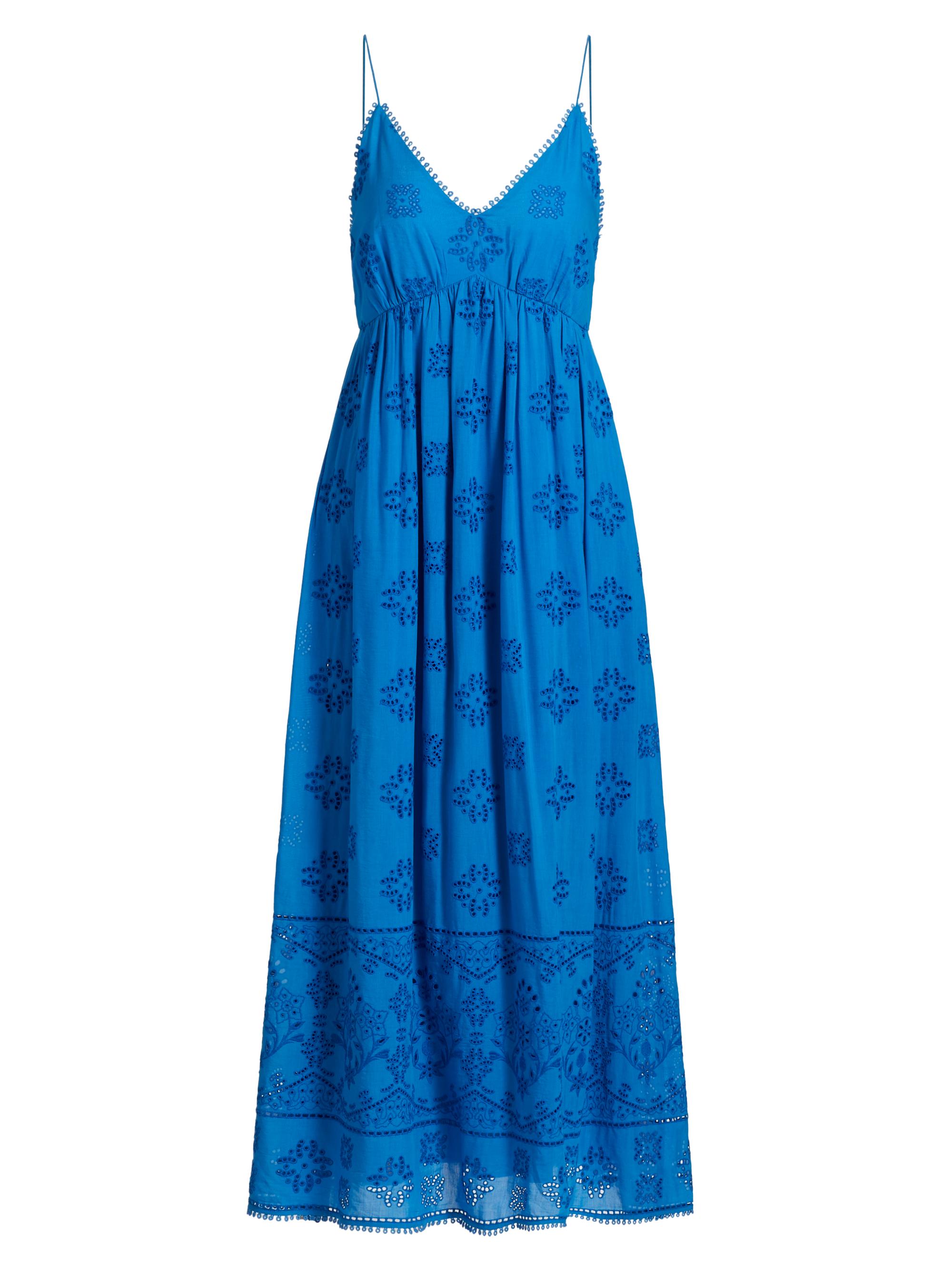 Johnny Was Women's Cleo Eyelet Midi-Dress - Directoire Blue