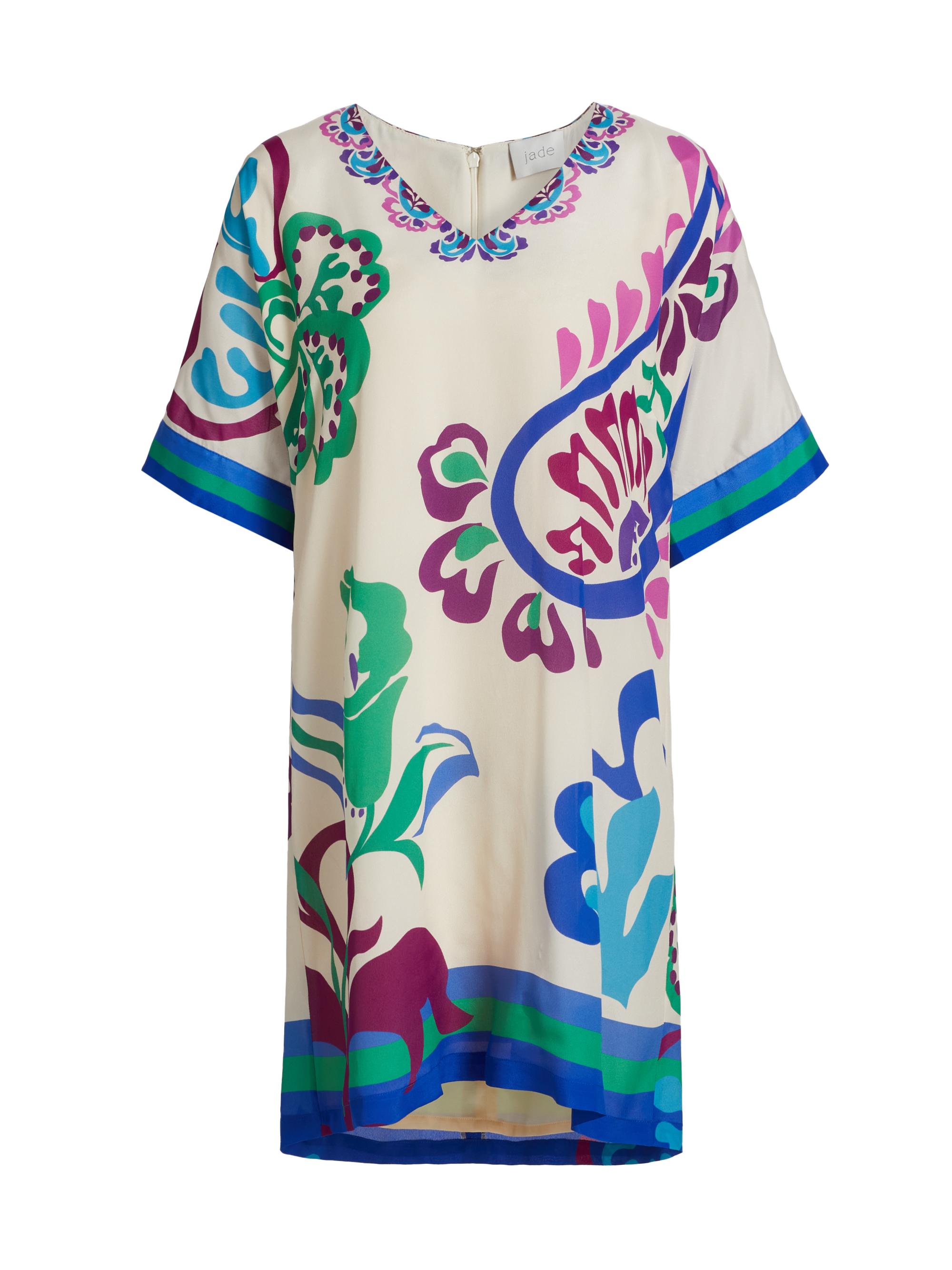 Johnny Was Women's Tate Printed Shift Minidress - Jonis Dream